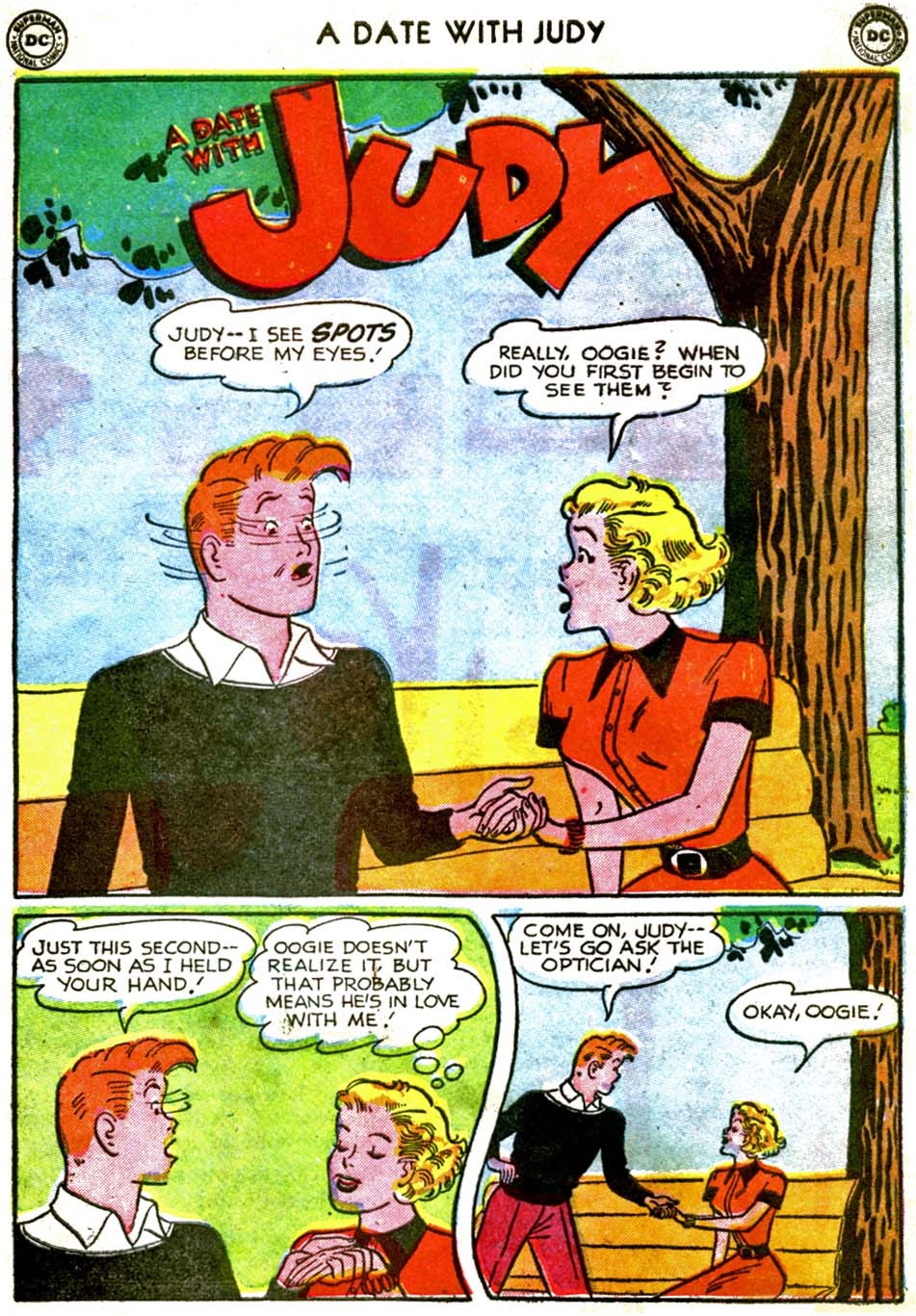 Read online A Date with Judy comic -  Issue #26 - 35