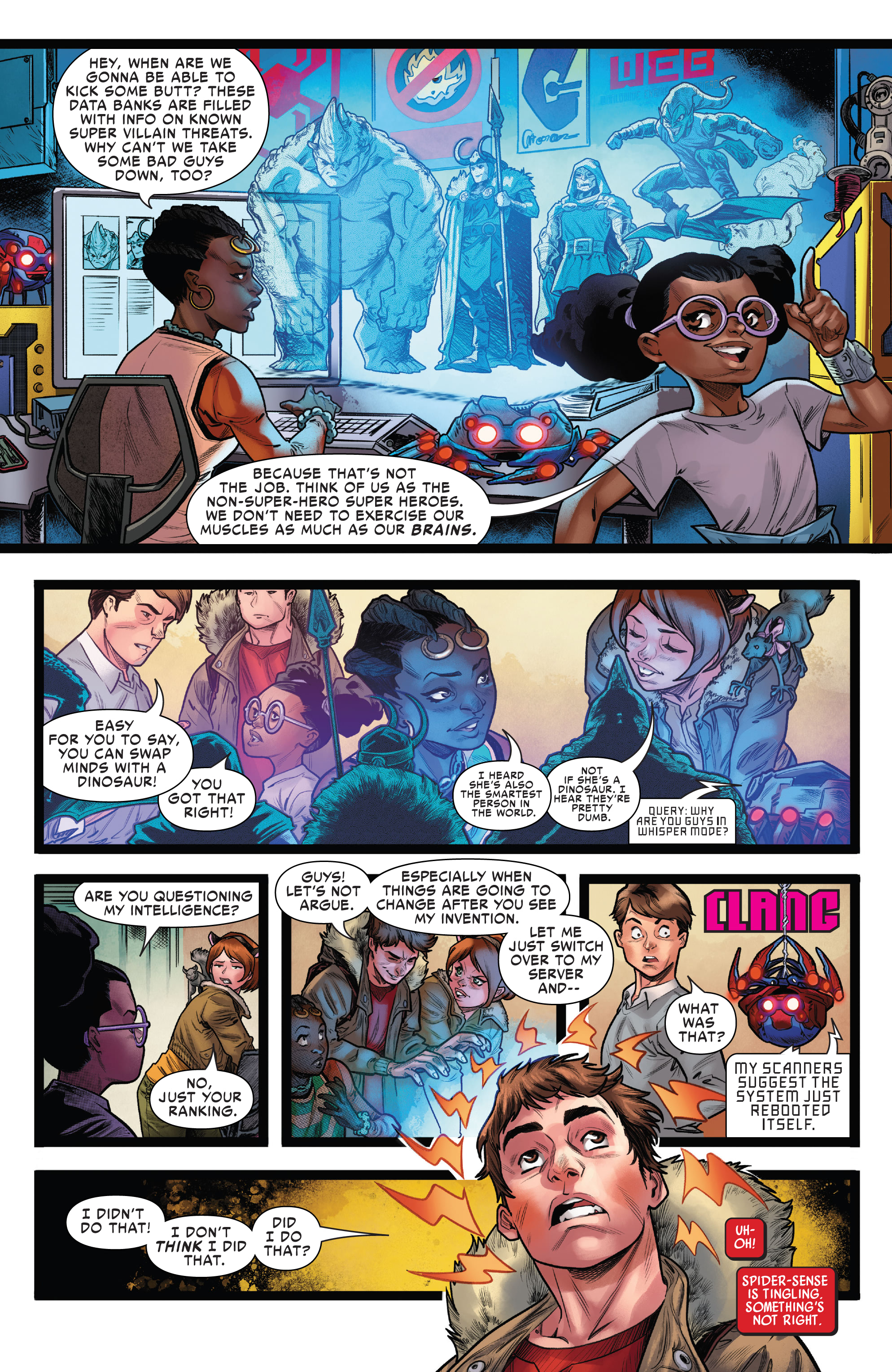 Read online W.E.B. Of Spider-Man comic -  Issue #1 - 12