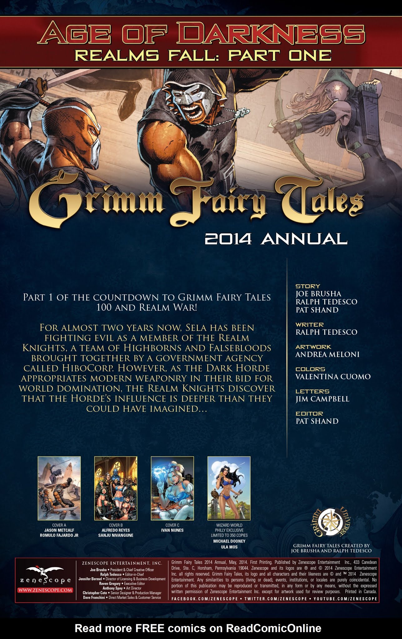 Read online Grimm Fairy Tales 2014 Annual comic -  Issue # Full - 2