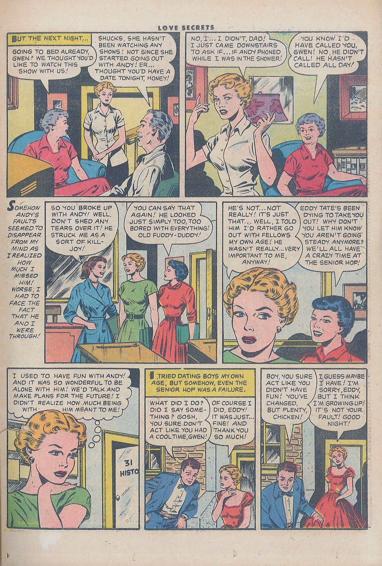 Read online Love Secrets (1953) comic -  Issue #55 - 23