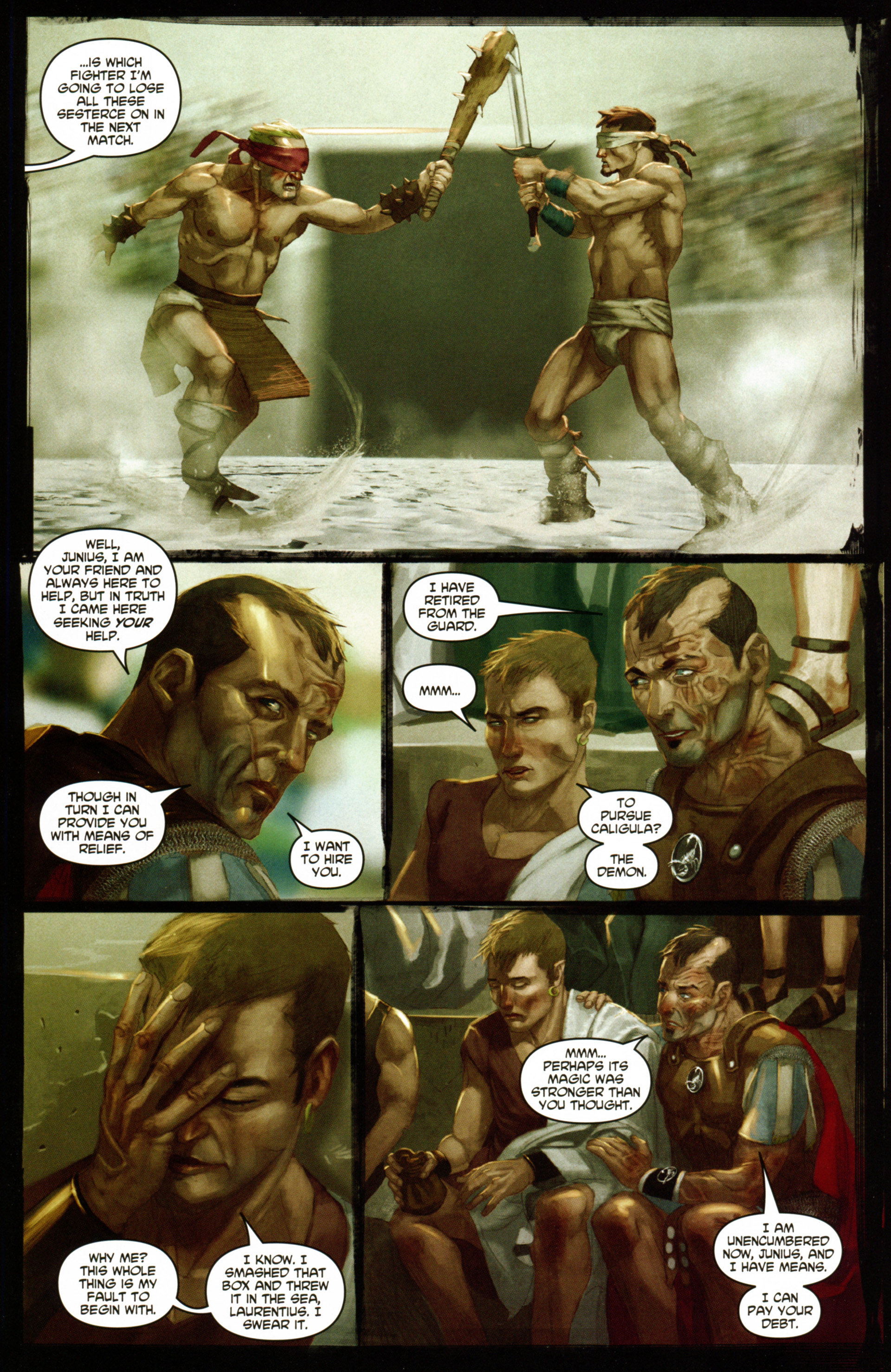 Read online Caligula: Heart of Rome comic -  Issue #1 - 22