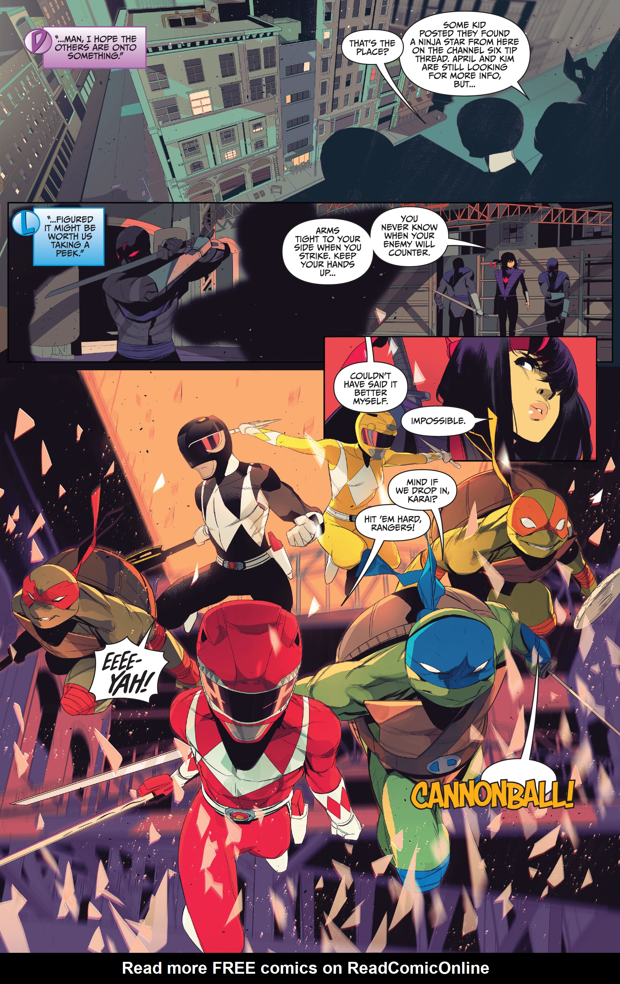 Read online Mighty Morphin Power Rangers: Teenage Mutant Ninja Turtles comic -  Issue #2 - 13