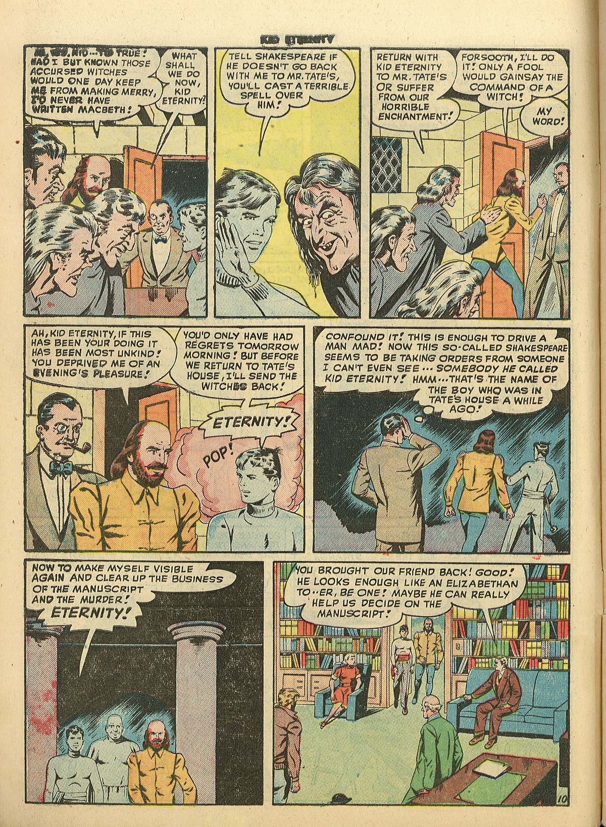 Read online Kid Eternity (1946) comic -  Issue #12 - 12