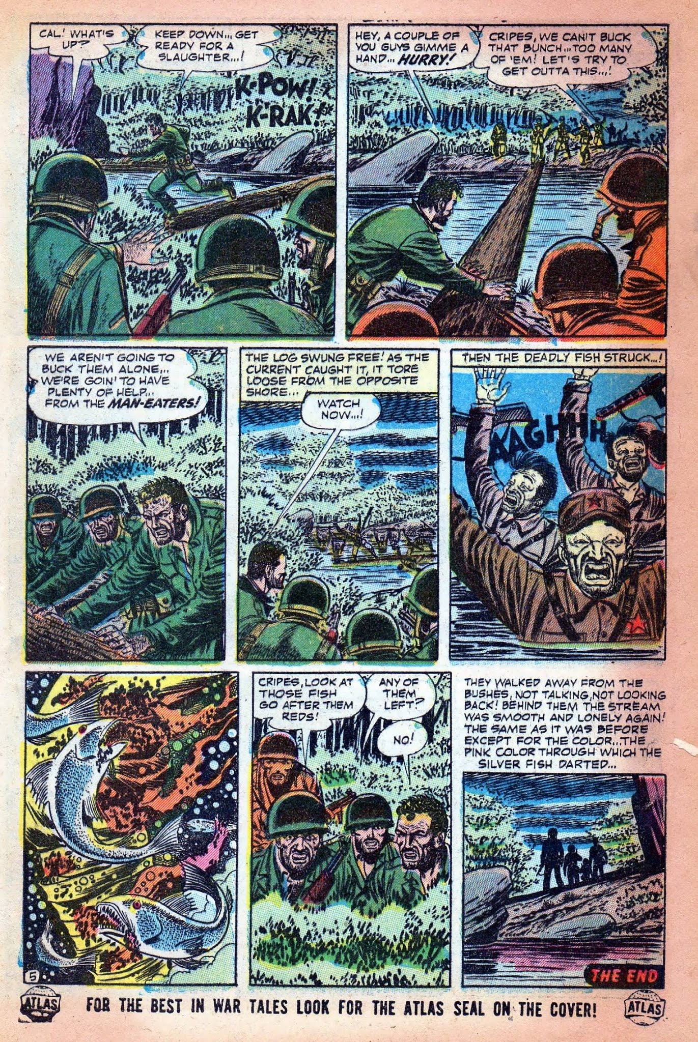 Read online Combat (1952) comic -  Issue #7 - 32