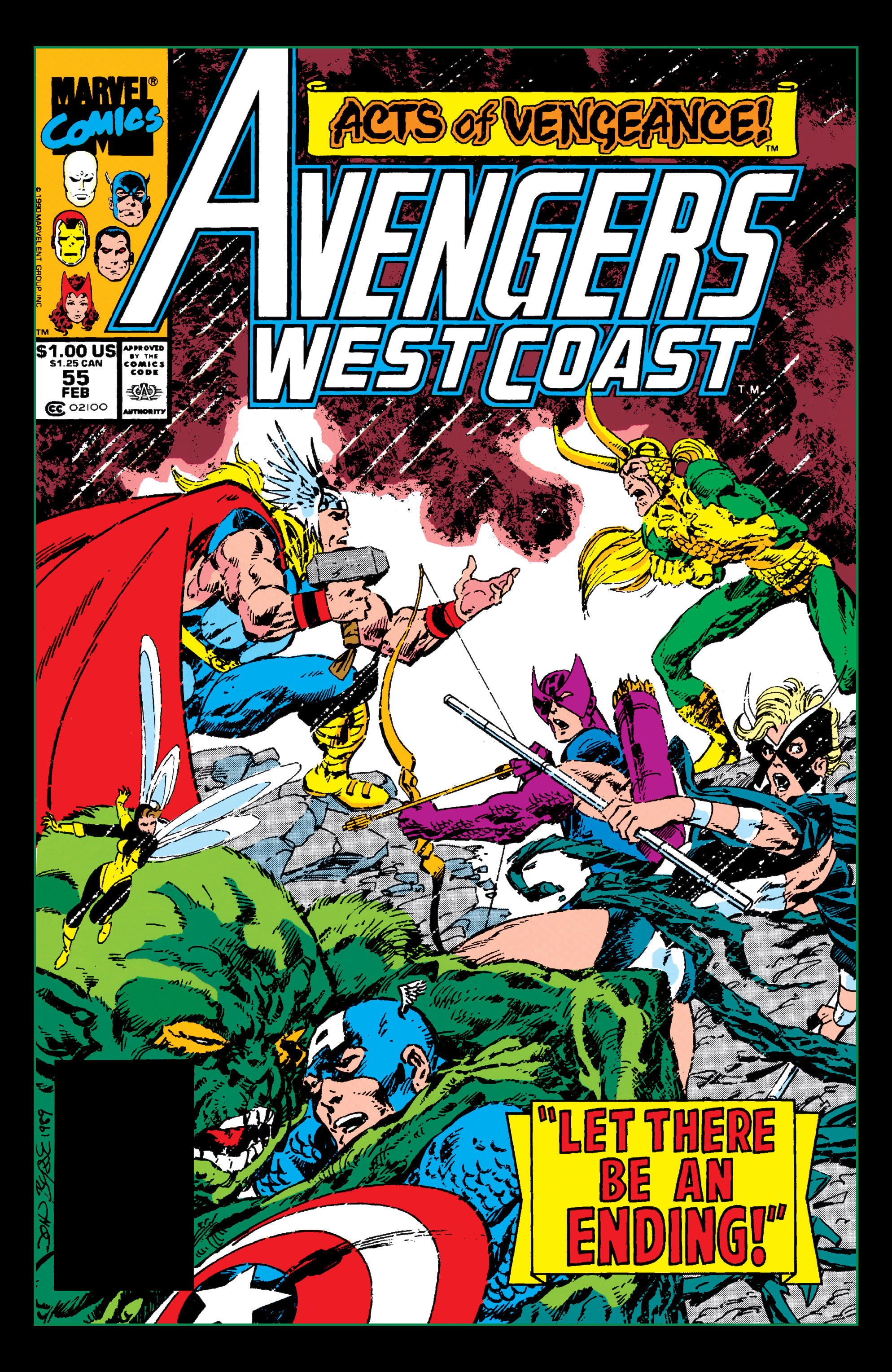 Read online Avengers West Coast Epic Collection: How The West Was Won comic -  Issue #Avengers West Coast Epic Collection Darker Than Scarlet (Part 2) - 20