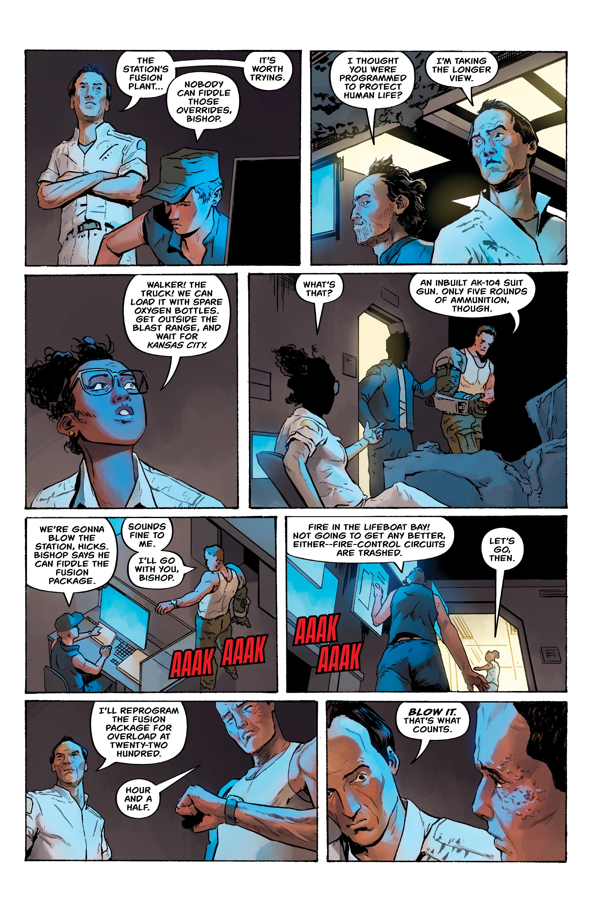 Read online William Gibson's Alien 3 comic -  Issue #4 - 21