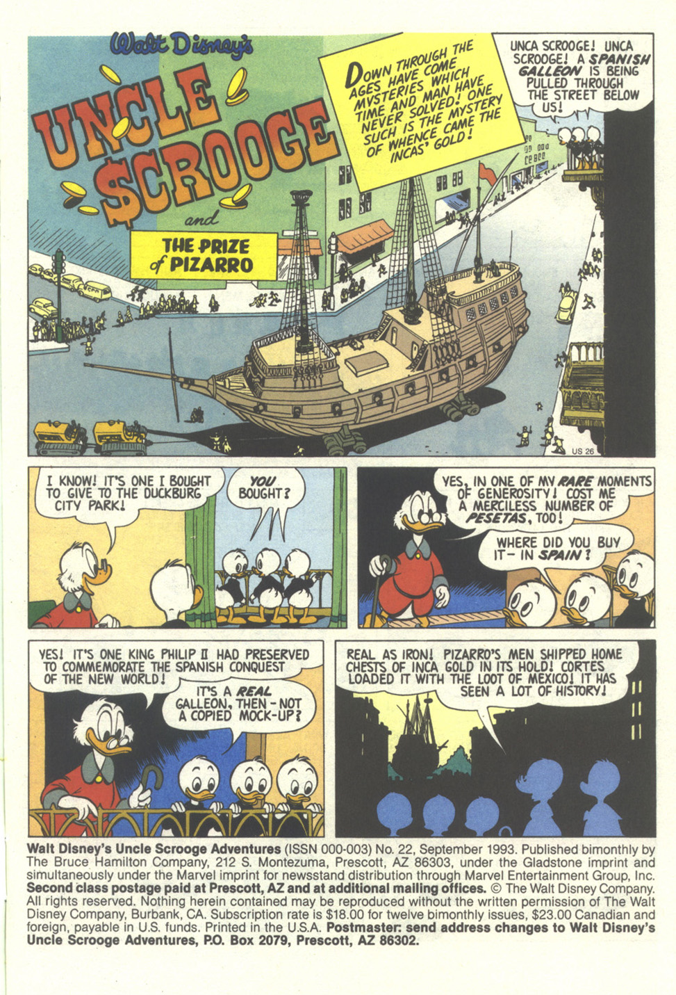Read online Walt Disney's Uncle Scrooge Adventures comic -  Issue #22 - 3