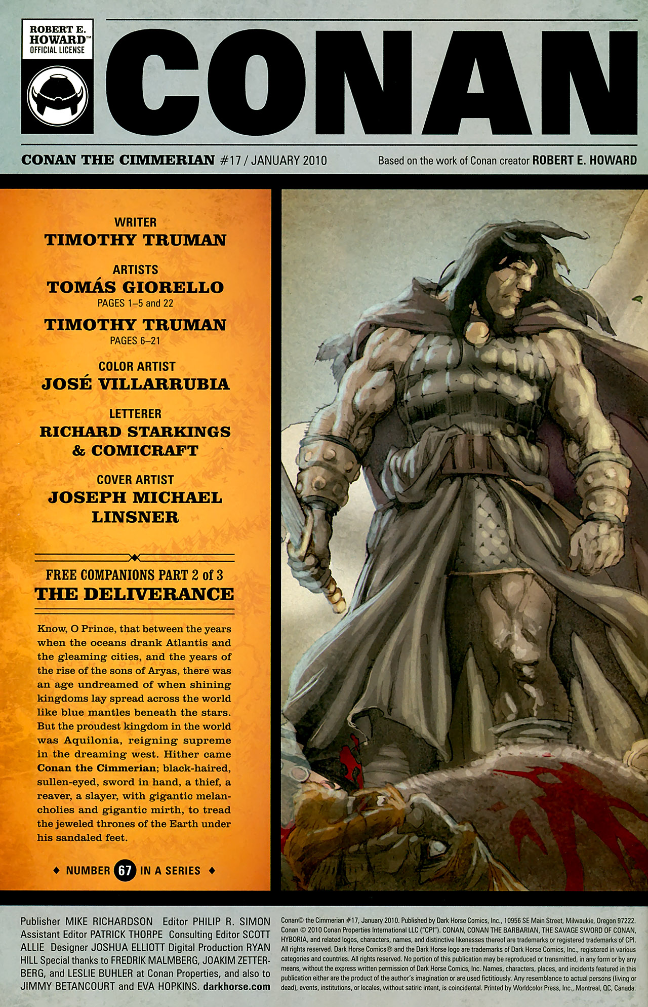 Read online Conan The Cimmerian comic -  Issue #17 - 2