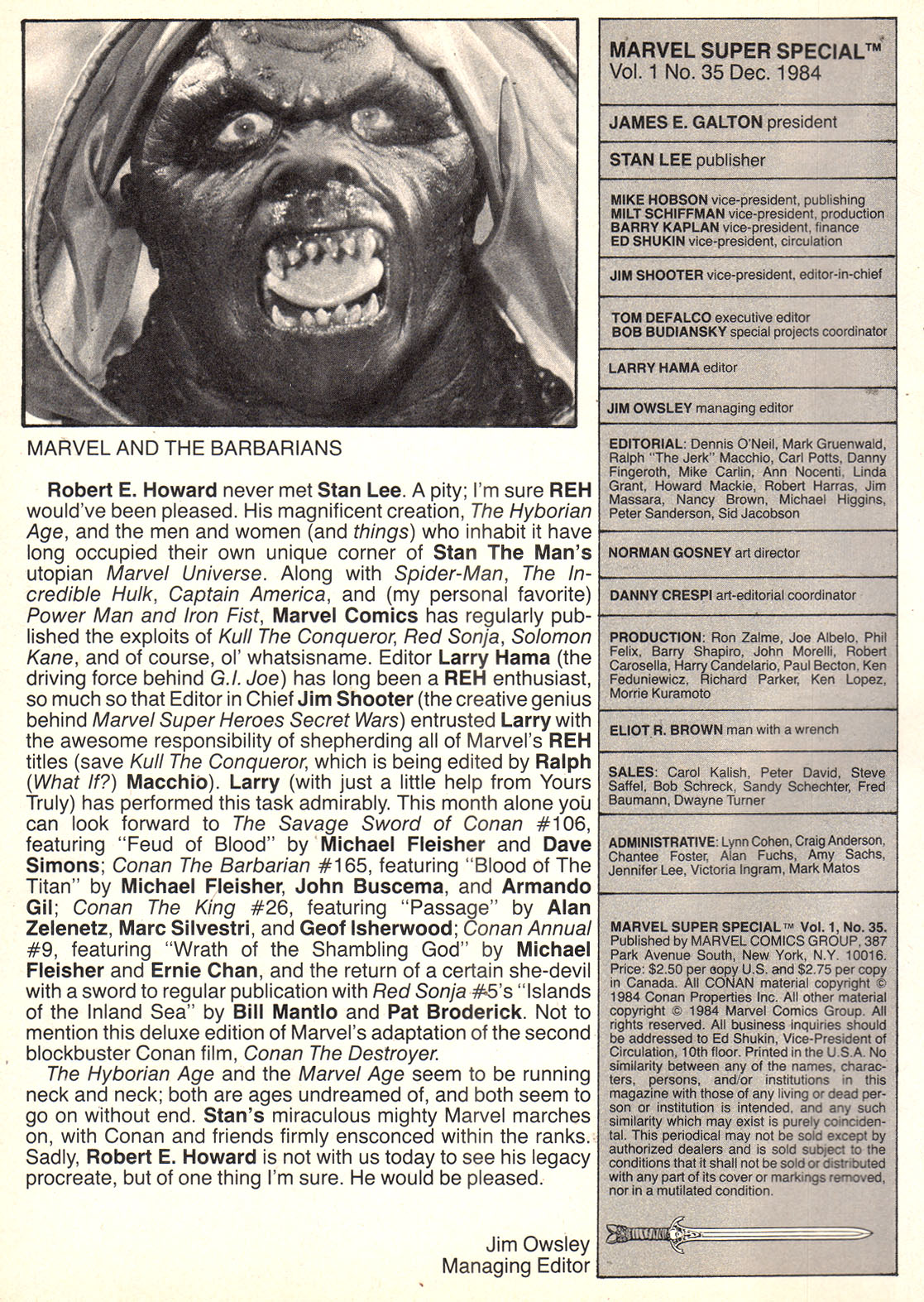 Read online Marvel Comics Super Special comic -  Issue #35 - 4