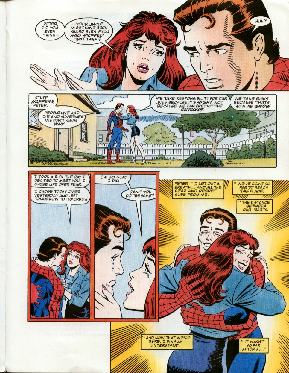 Read online Marvel Graphic Novel comic -  Issue #46 - Spider-Man - Parallel Lives - 63