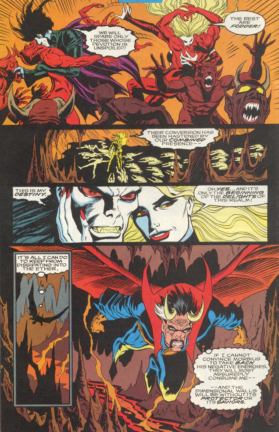 Read online Morbius: The Living Vampire (1992) comic -  Issue #9 - 17