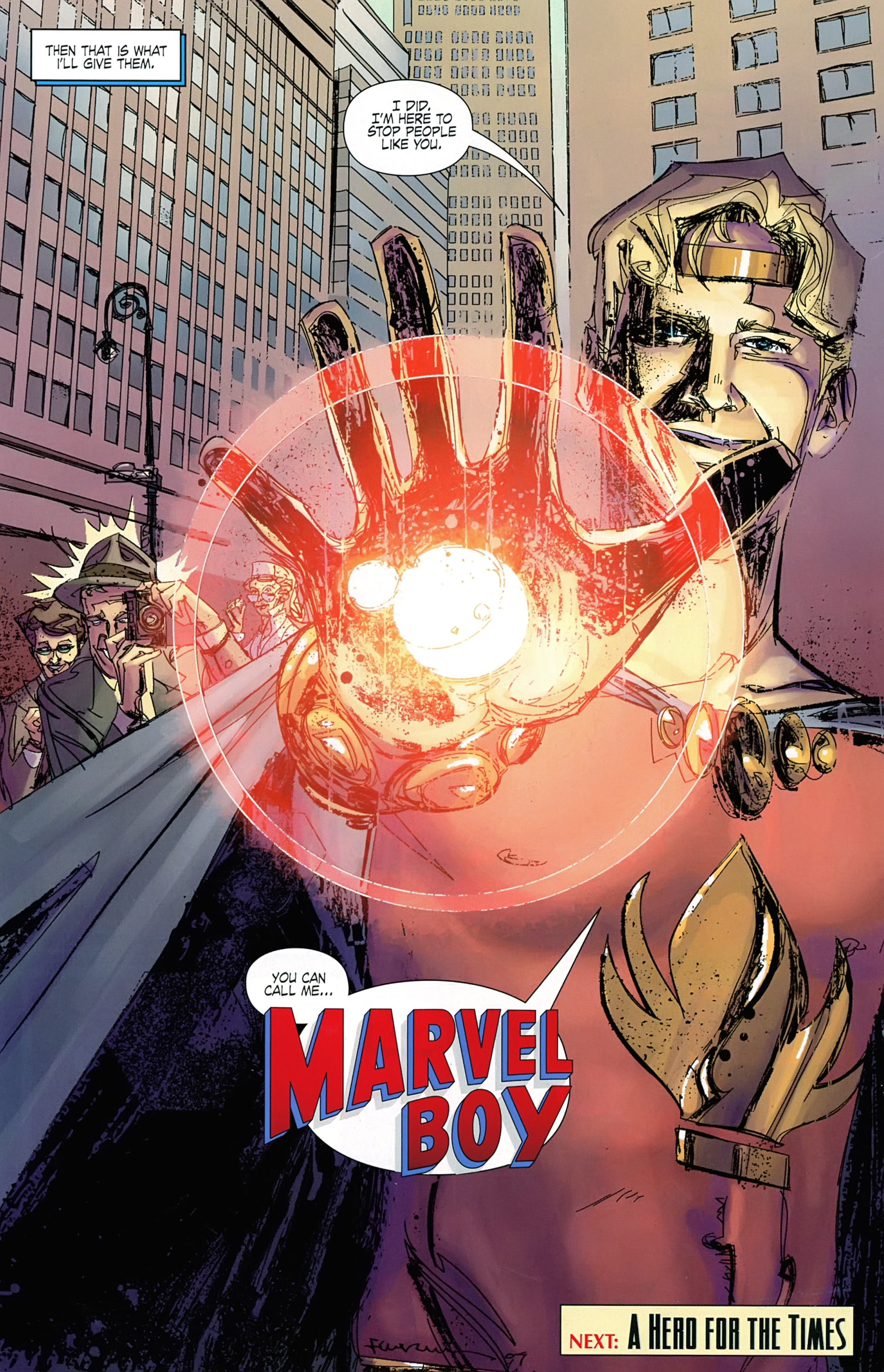 Read online Marvel Boy: The Uranian comic -  Issue #1 - 23