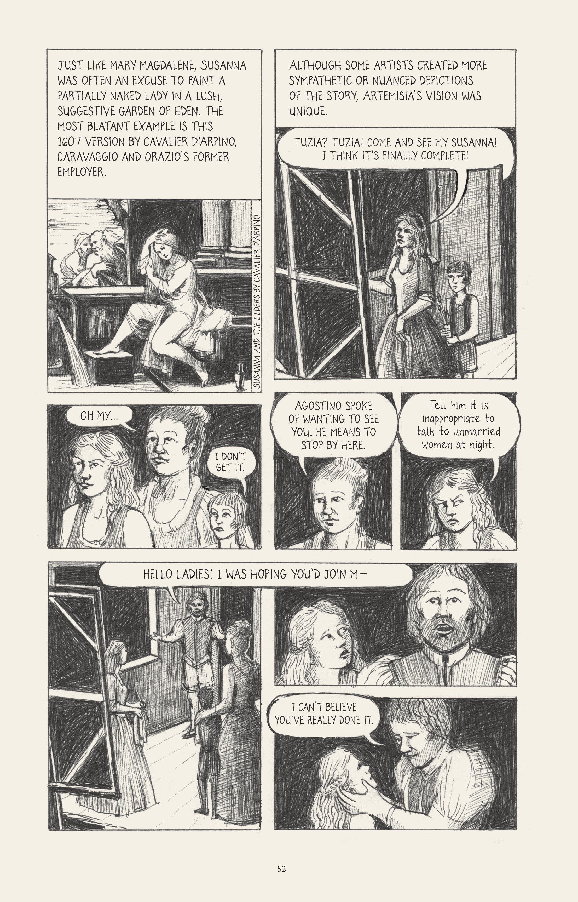 Read online I Know What I Am: The Life and Times of Artemisia Gentileschi comic -  Issue # TPB (Part 1) - 61