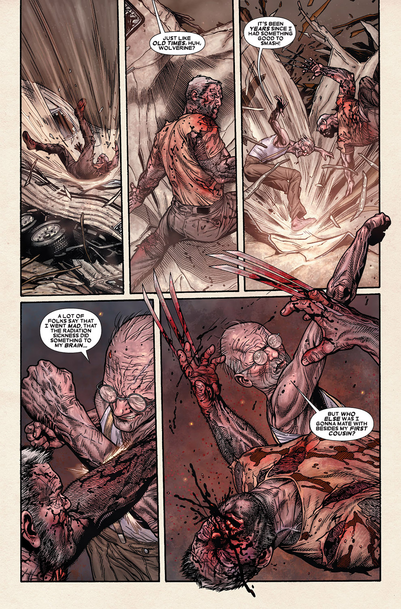 Read online Wolverine: Old Man Logan comic -  Issue # Full - 182