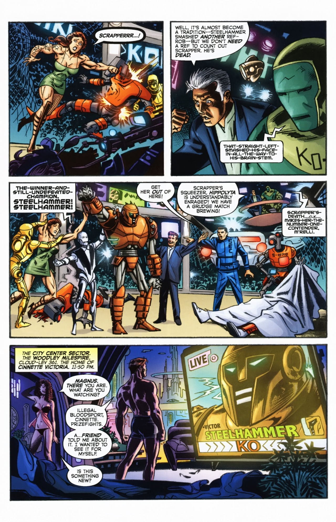 Read online Magnus, Robot Fighter (2010) comic -  Issue #3 - 5