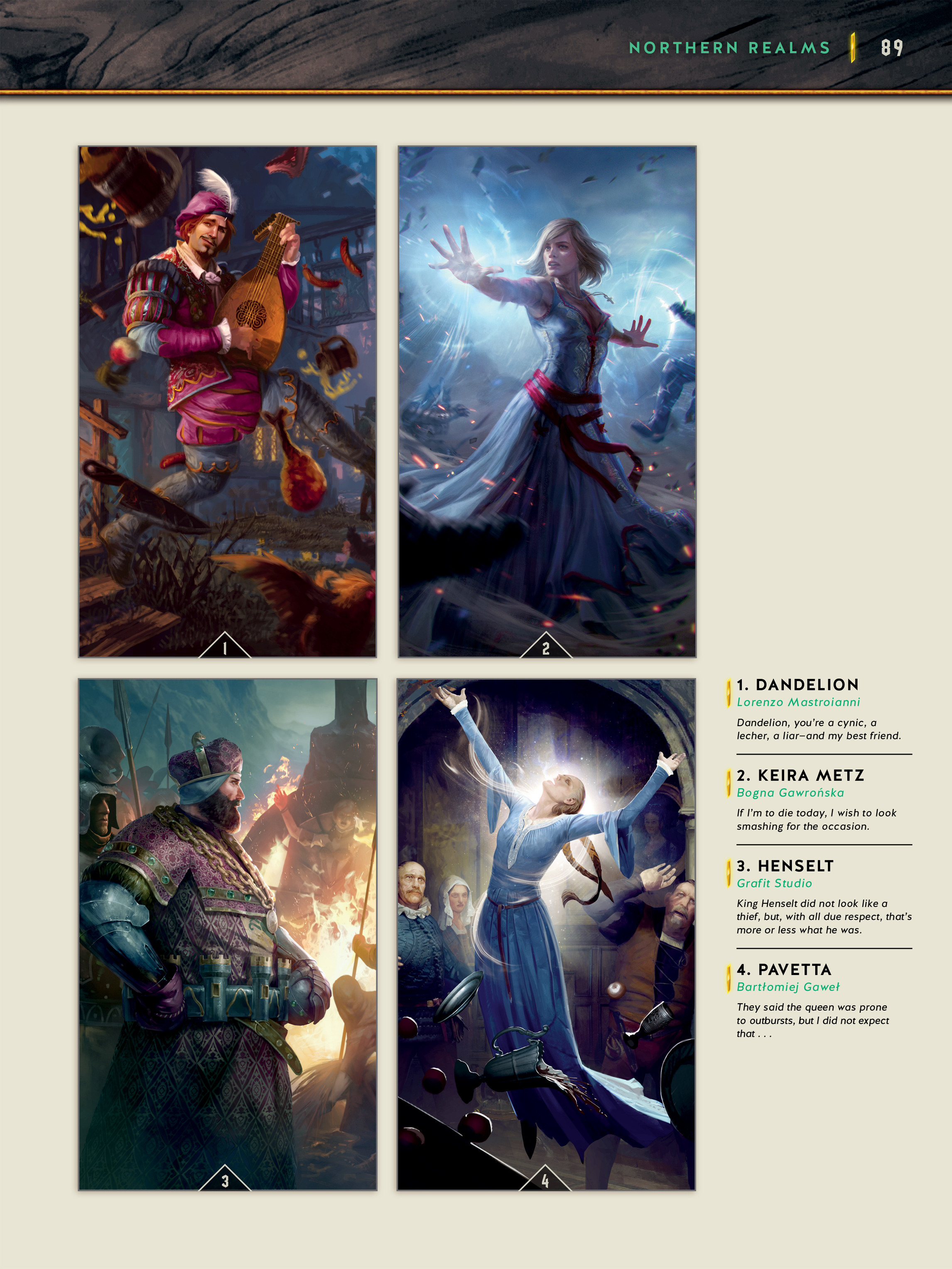 Read online Gwent: Art of the Witcher Card Game comic -  Issue # TPB (Part 1) - 79