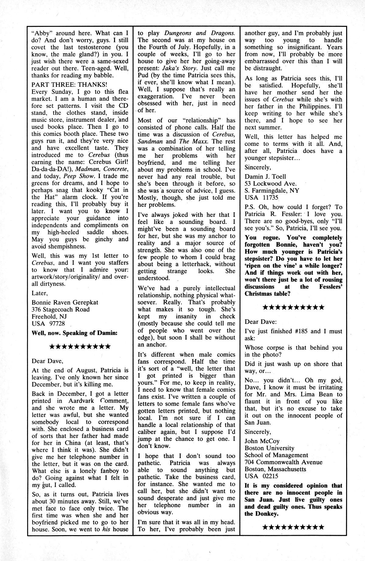 Read online Cerebus comic -  Issue #188 - 28