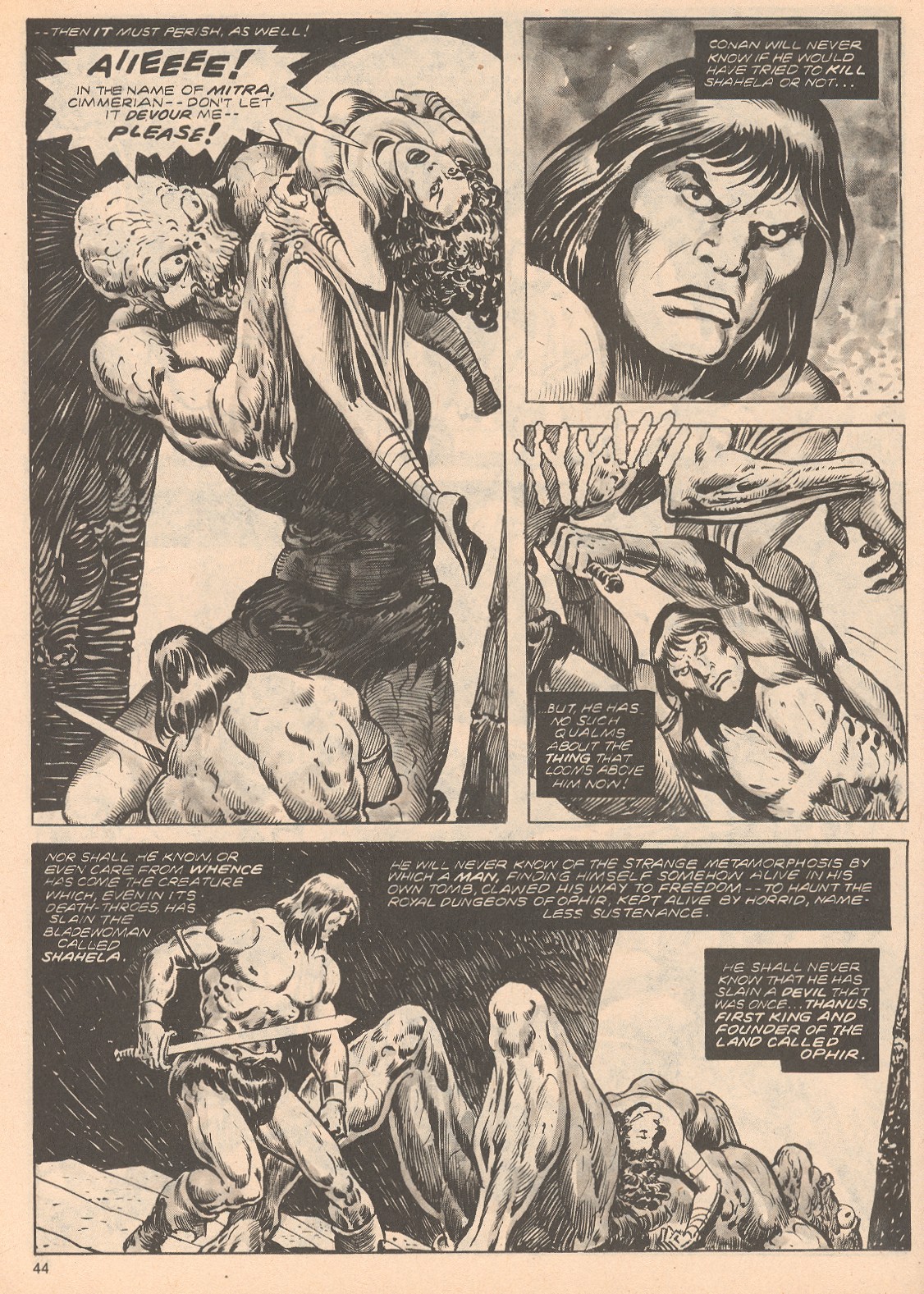 Read online The Savage Sword Of Conan comic -  Issue #68 - 44