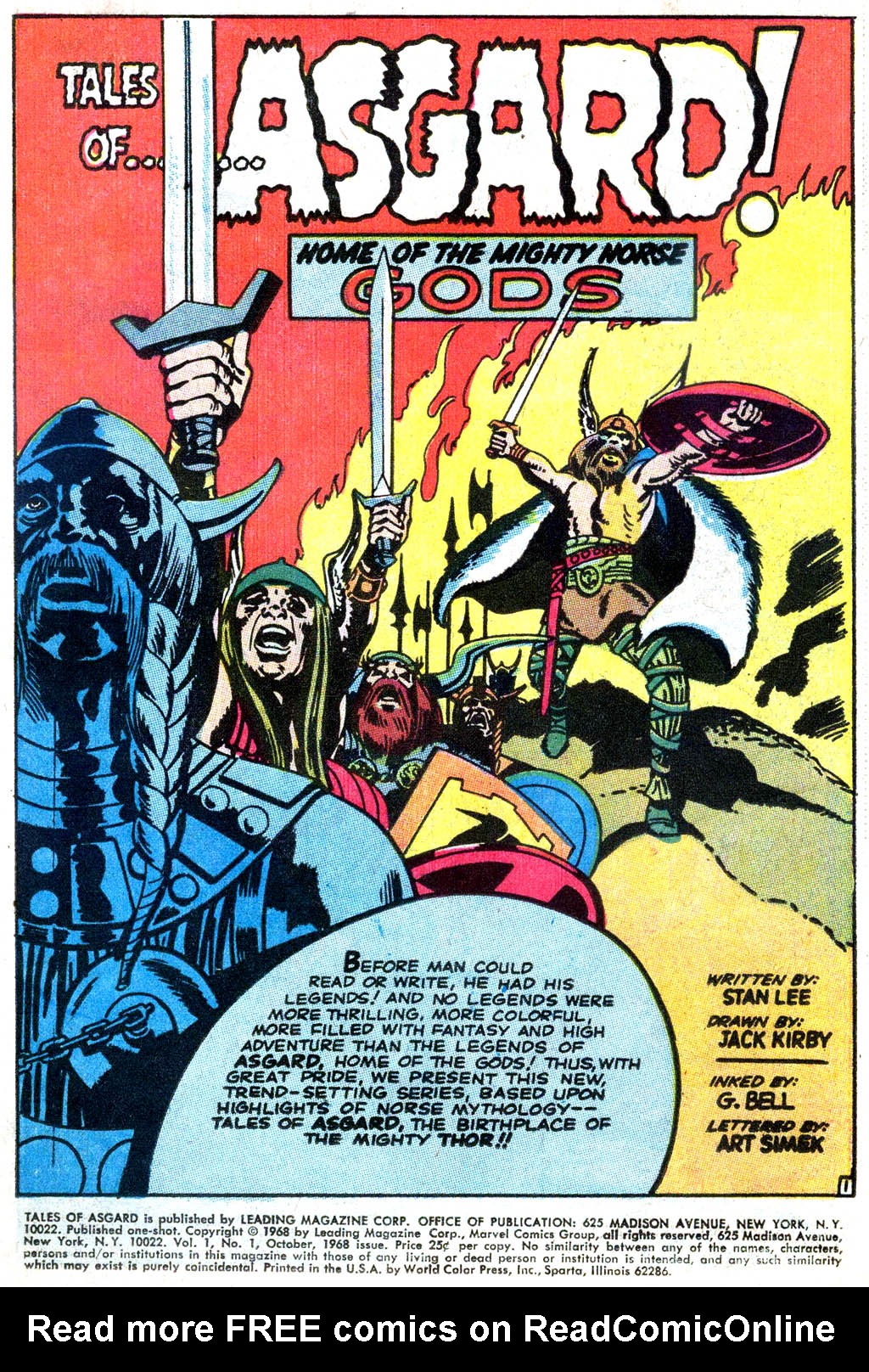 Read online Tales of Asgard (1968) comic -  Issue # Full - 3