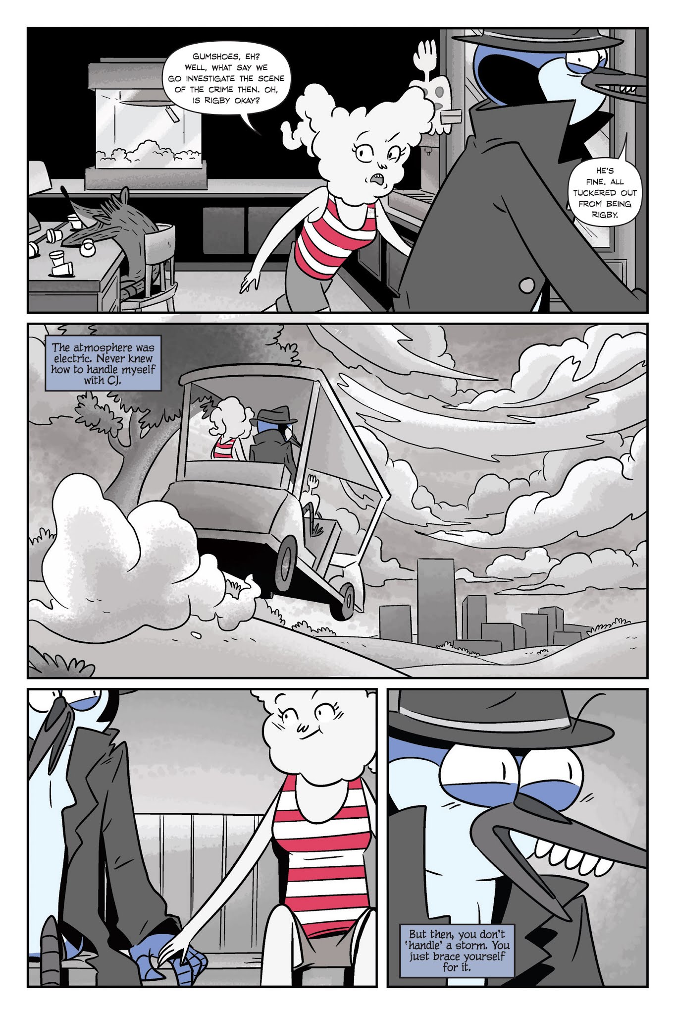 Read online Regular Show: Noir Means Noir, Buddy comic -  Issue # TPB (Part 1) - 38
