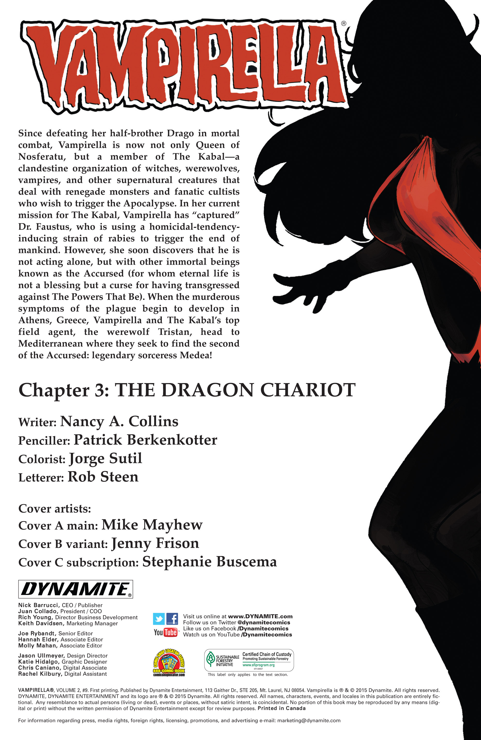 Read online Vampirella (2014) comic -  Issue #9 - 3