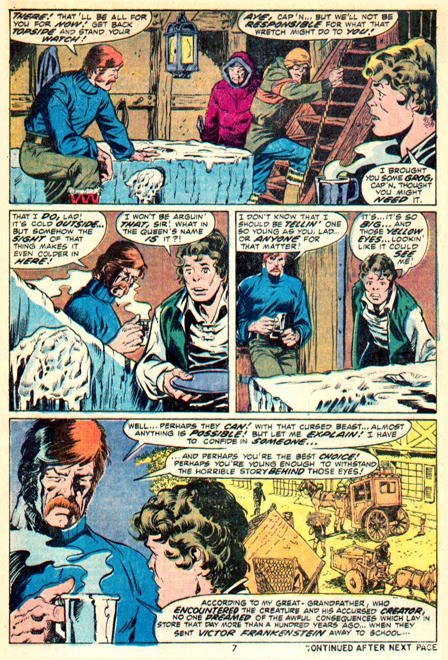 Read online Frankenstein (1973) comic -  Issue #1 - 7