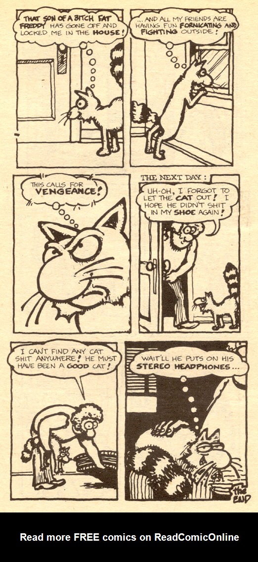 Read online Adventures of Fat Freddy's Cat comic -  Issue #1 - 17