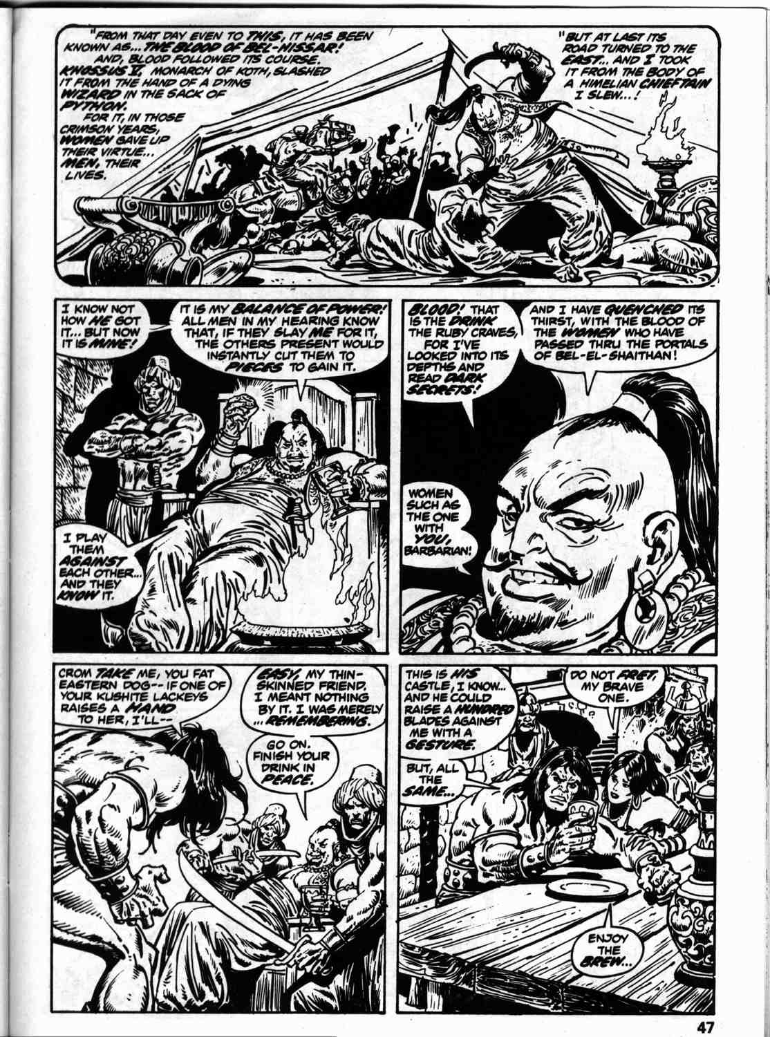 Read online The Savage Sword Of Conan comic -  Issue #59 - 54