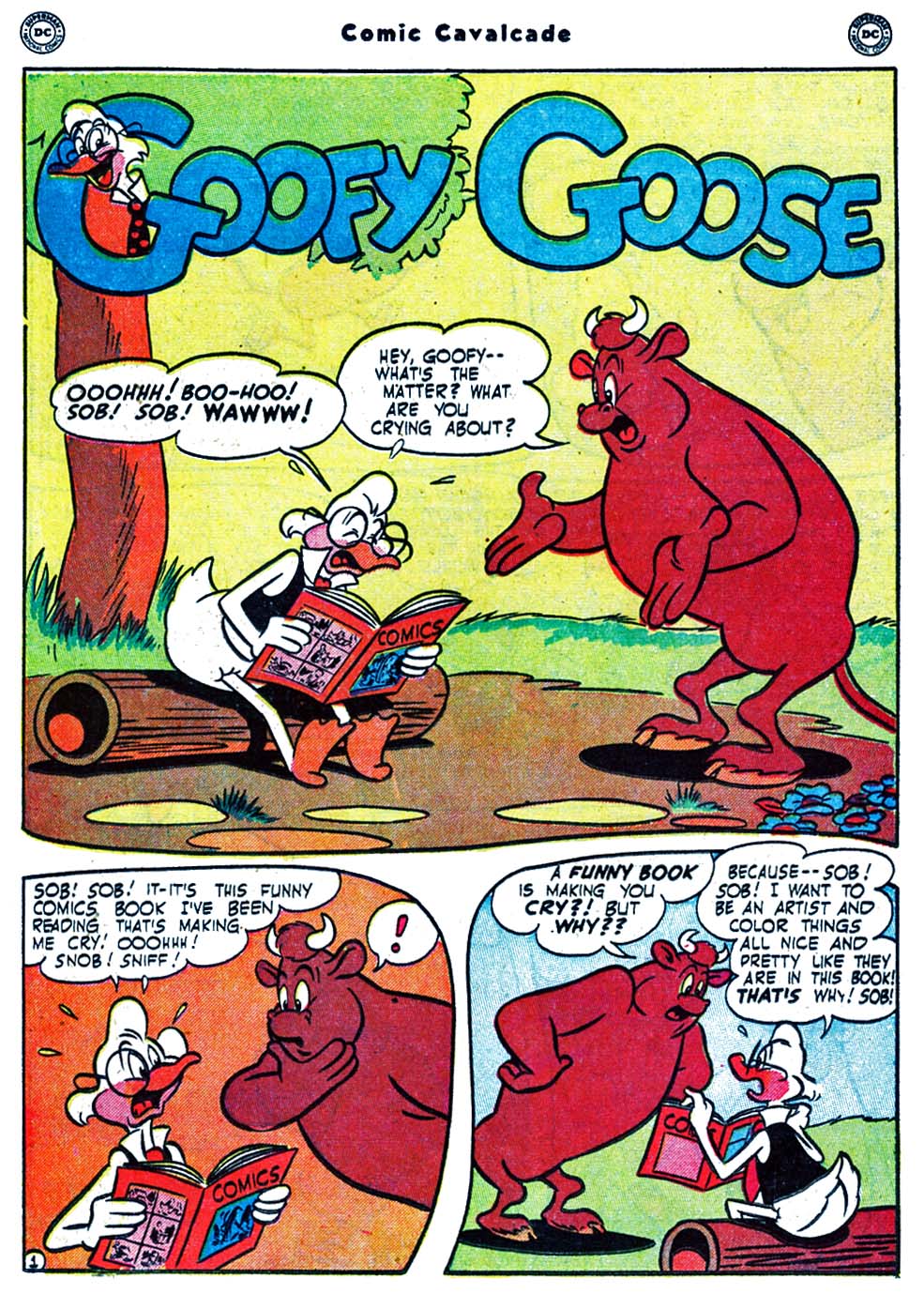 Read online Comic Cavalcade comic -  Issue #39 - 59