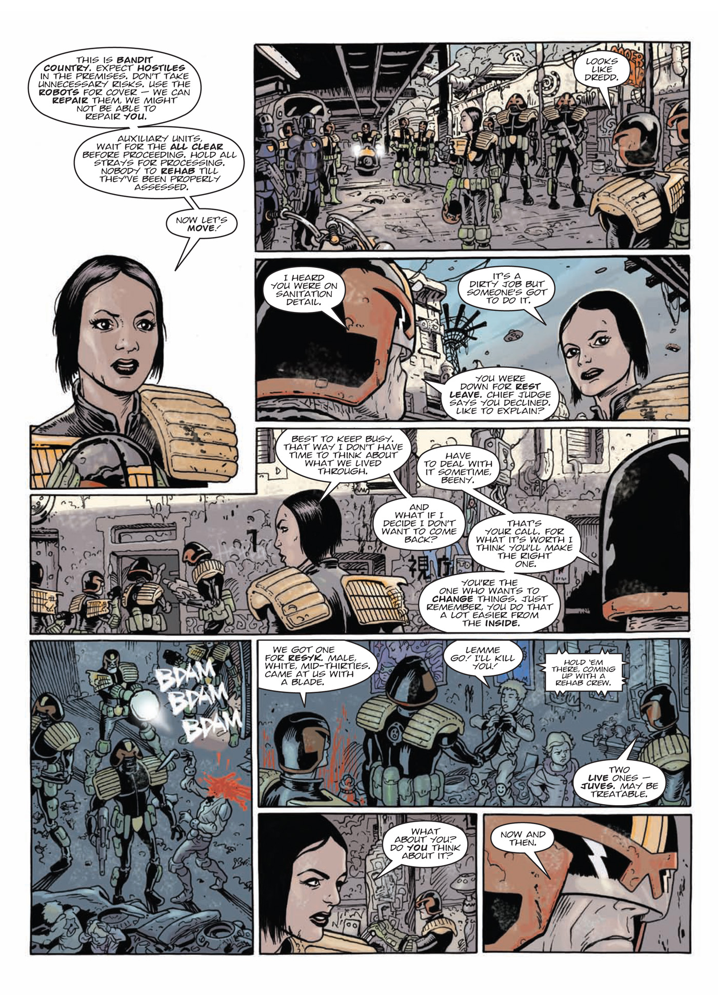 Read online Judge Dredd: Day of Chaos: Fallout comic -  Issue # TPB (Part 2) - 79