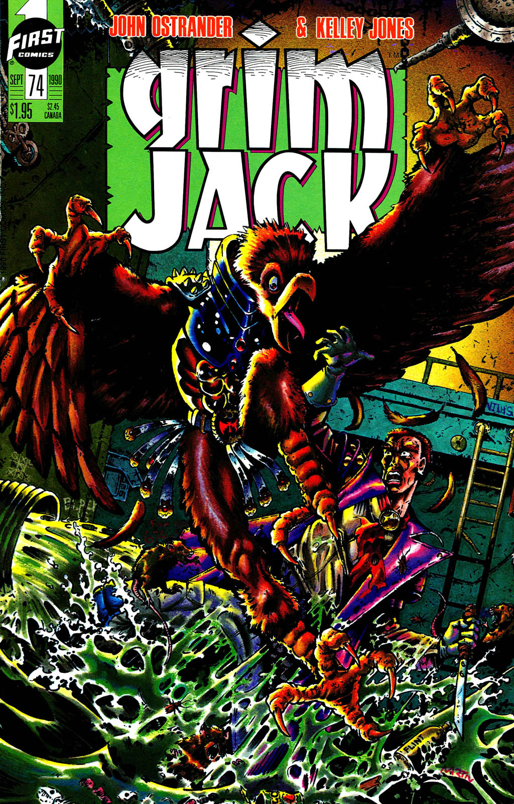 Read online Grimjack comic -  Issue #74 - 1