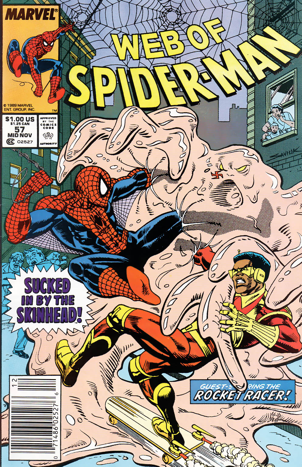 Read online Web of Spider-Man (1985) comic -  Issue #57 - 1