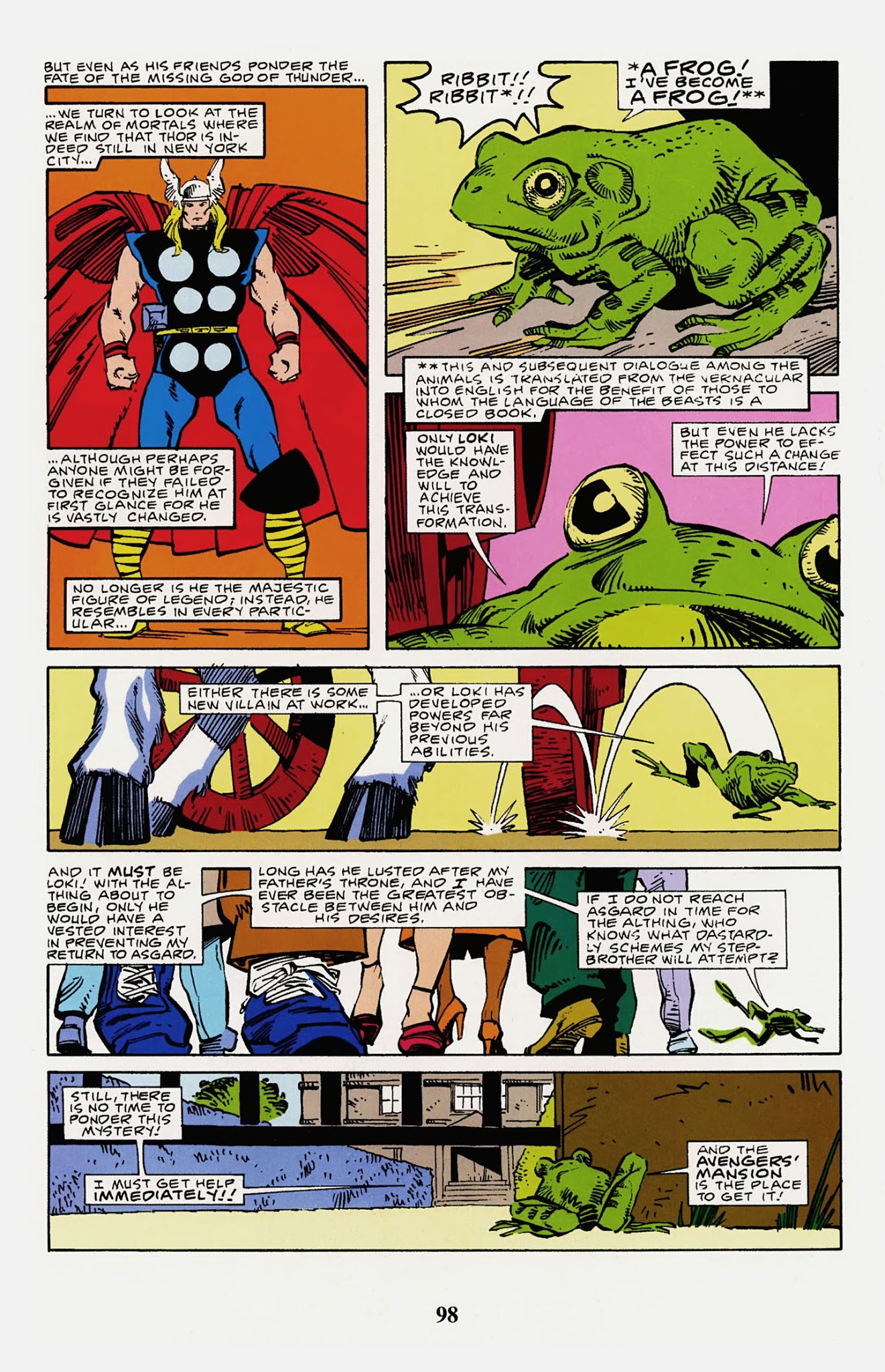 Read online Thor Visionaries: Walter Simonson comic -  Issue # TPB 3 - 100