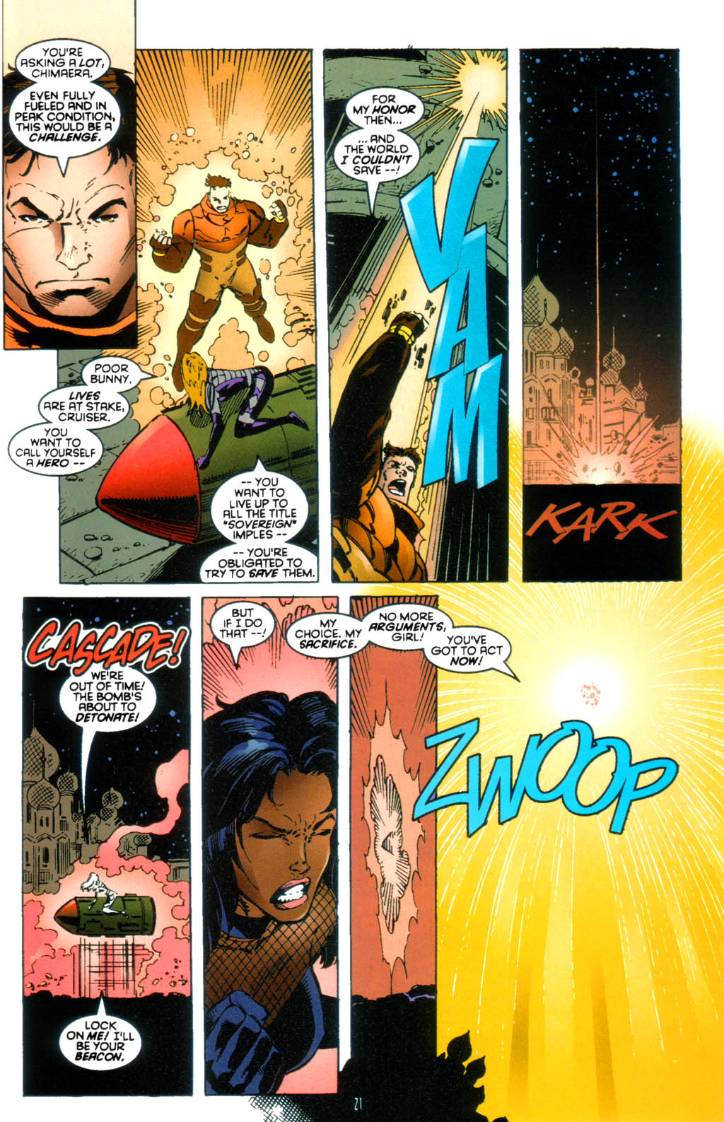 Read online Sovereign Seven comic -  Issue #33 - 22