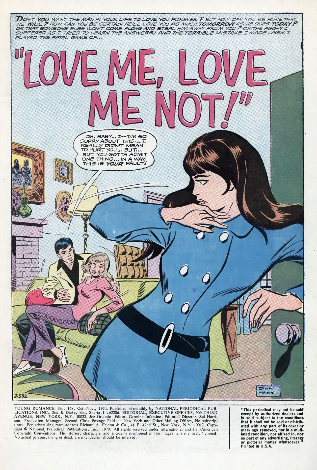 Read online Young Romance comic -  Issue #168 - 3