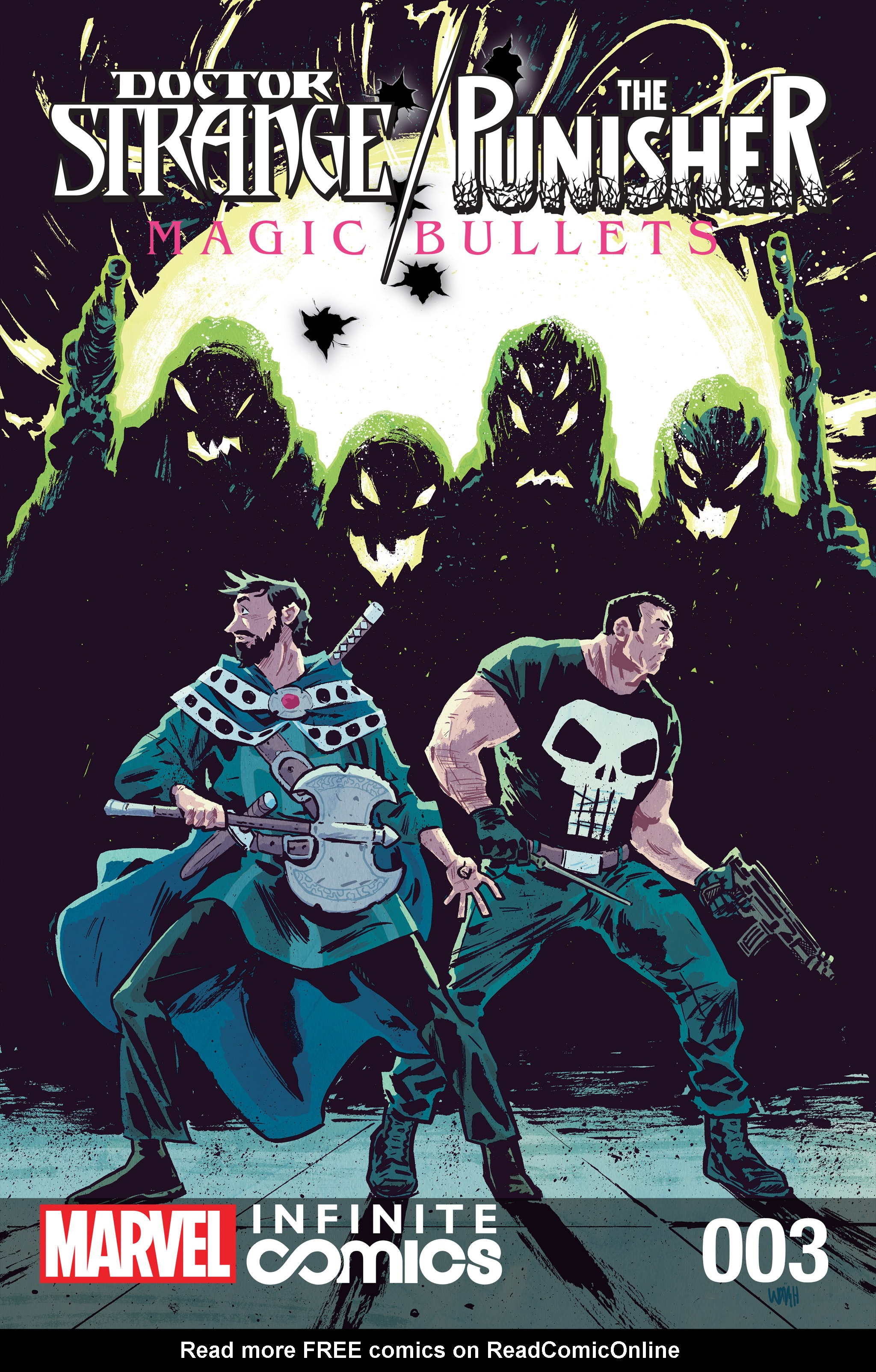 Read online Doctor Strange/Punisher: Magic Bullets Infinite Comic comic -  Issue #3 - 1