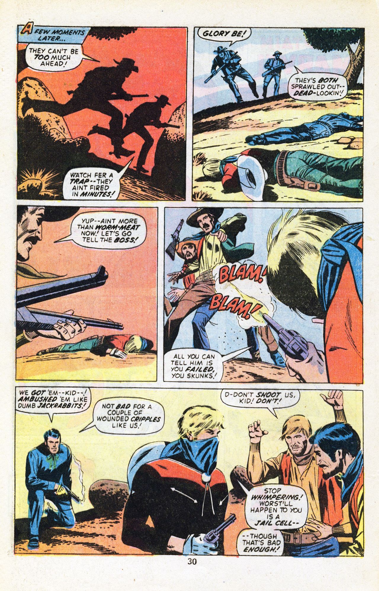 Read online The Outlaw Kid (1970) comic -  Issue #29 - 32