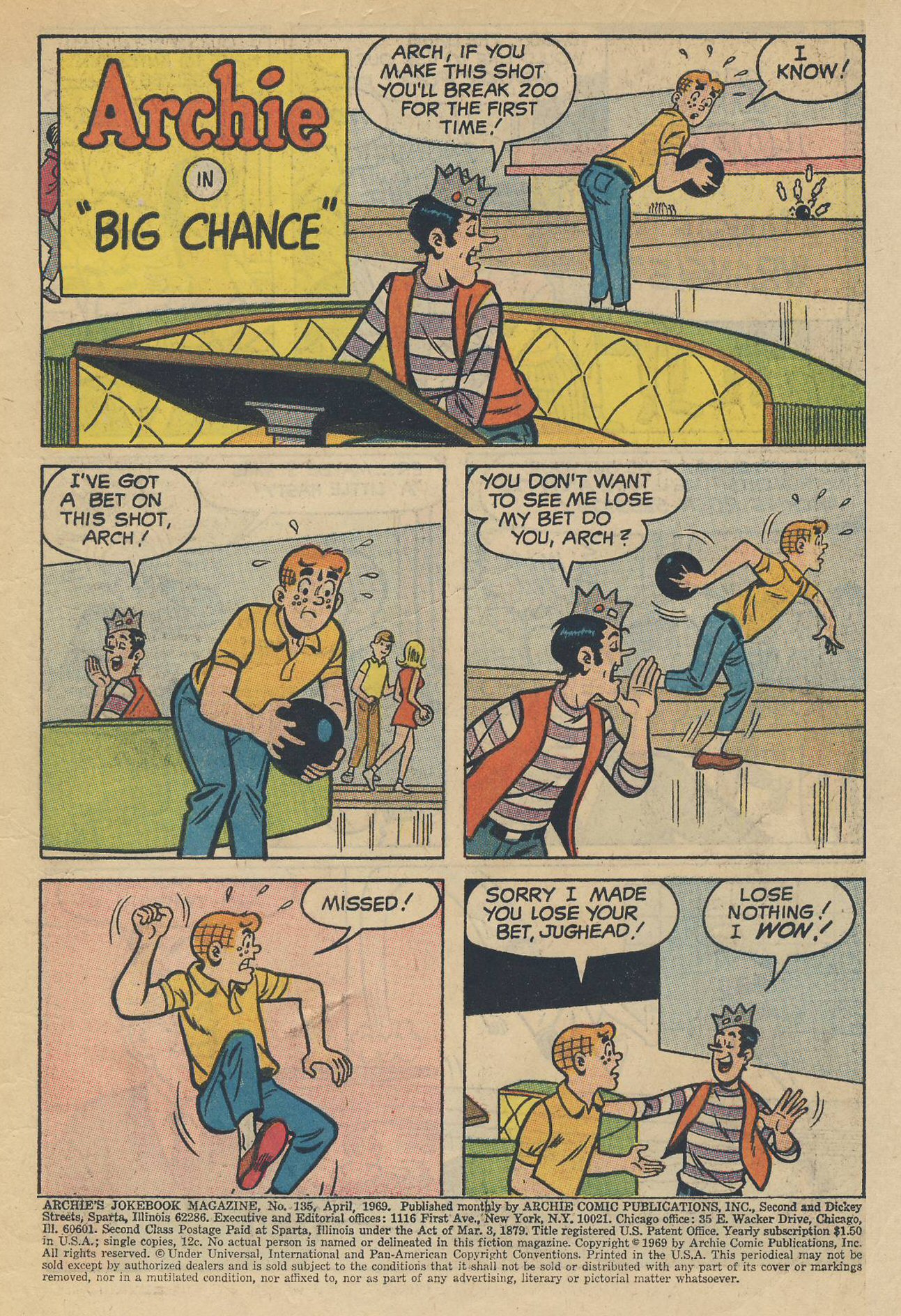 Read online Archie's Joke Book Magazine comic -  Issue #135 - 3