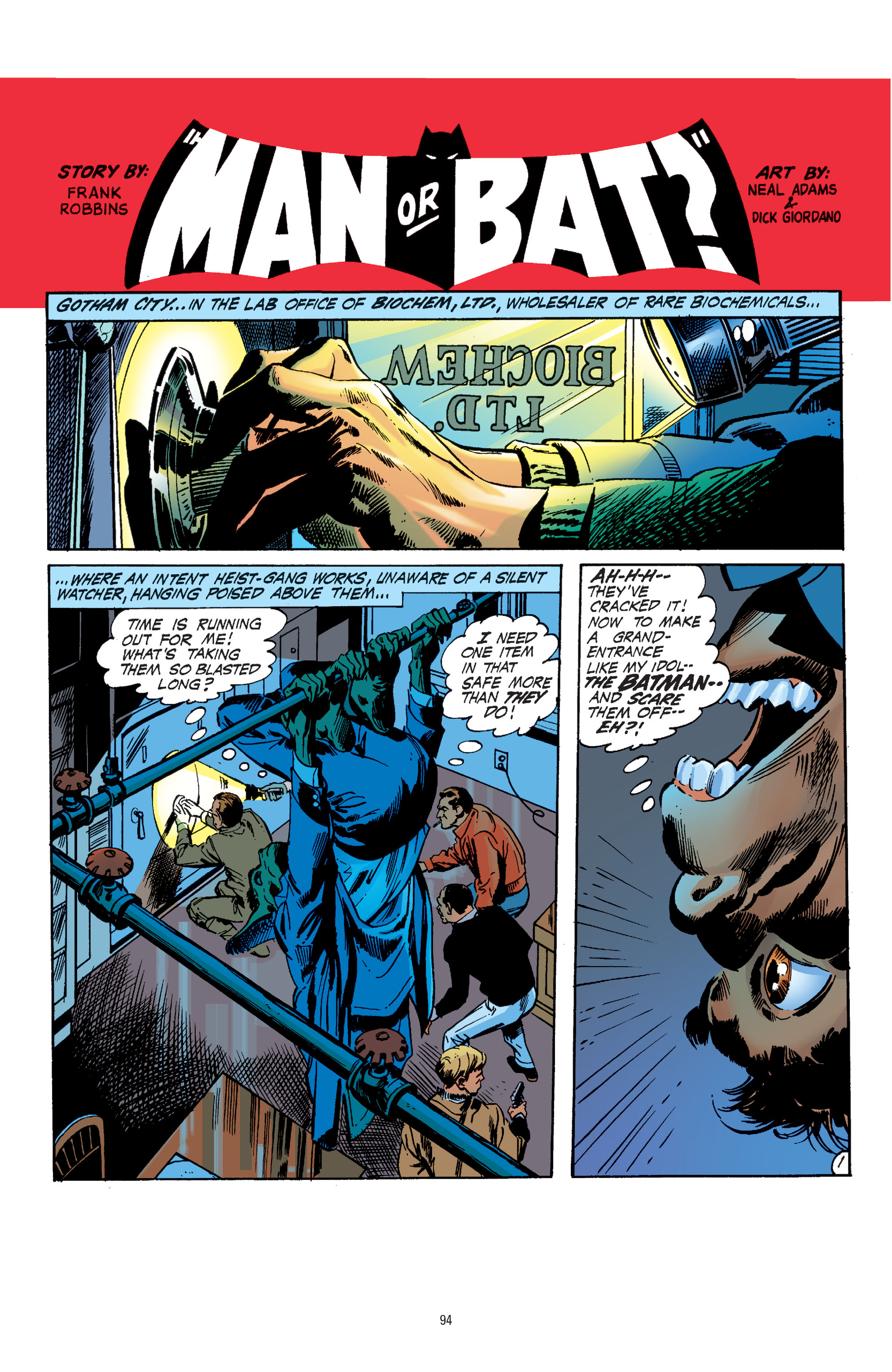 Read online Batman by Neal Adams comic -  Issue # TPB 2 (Part 1) - 93