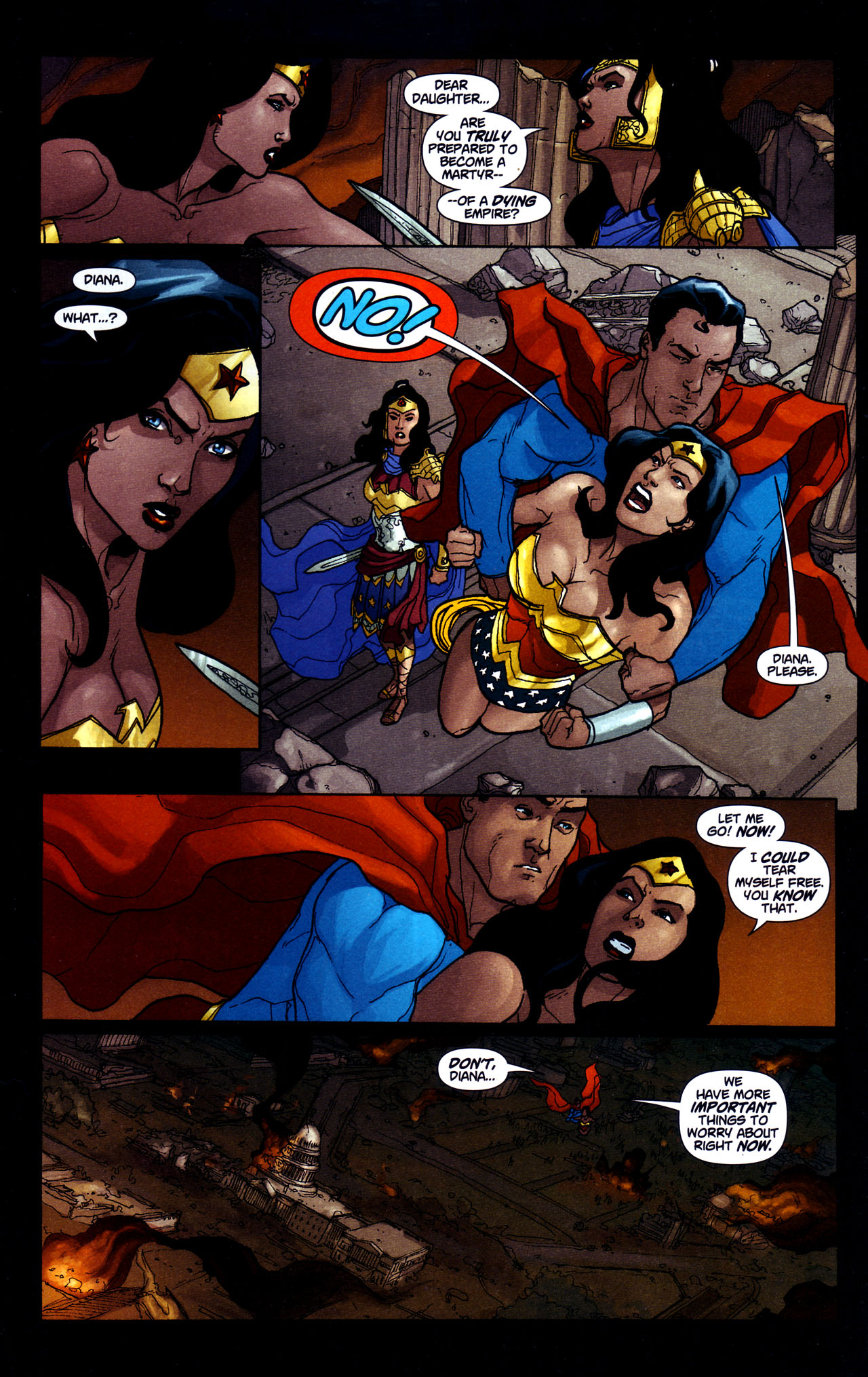 Read online Amazons Attack comic -  Issue #4 - 4