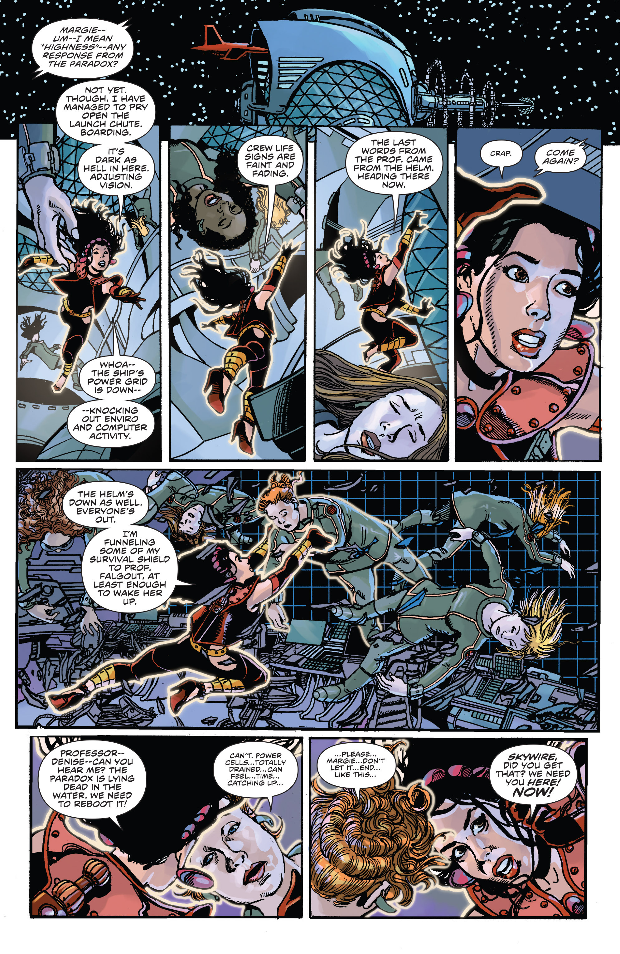 Read online George Pérez's Sirens comic -  Issue #4 - 9