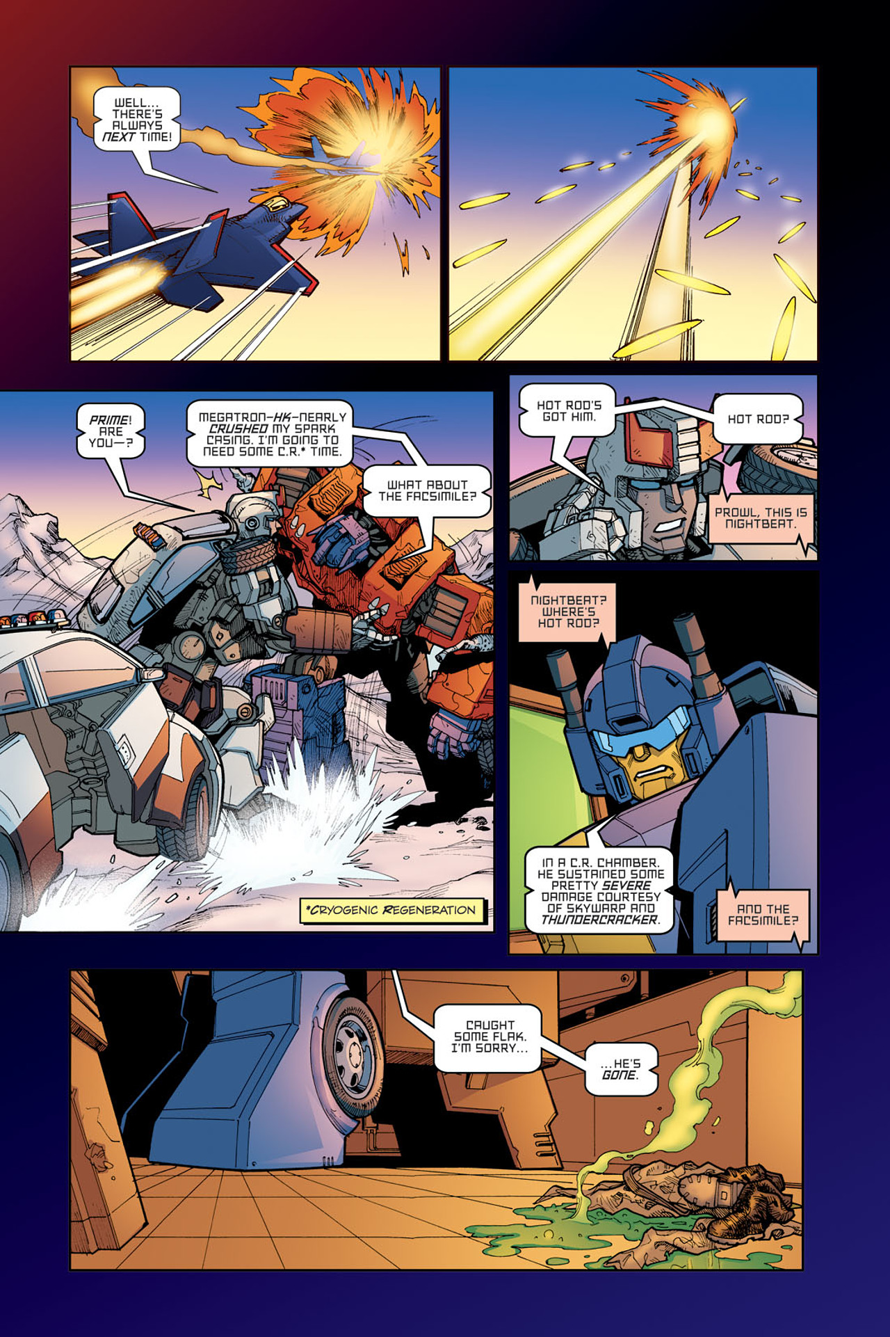 Read online The Transformers: Escalation comic -  Issue #6 - 23