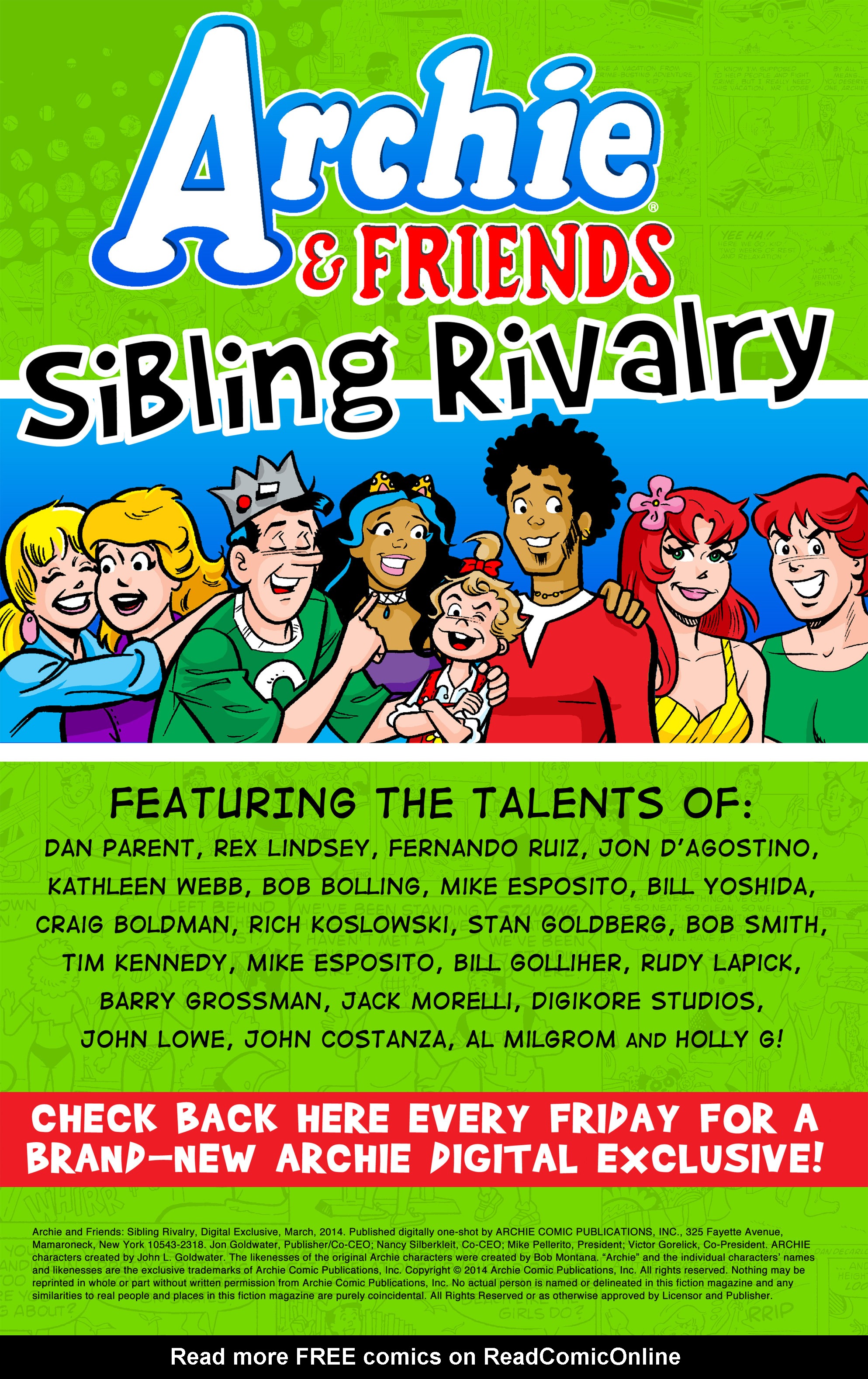 Read online Archie & Friends: Sibling Rivalry comic -  Issue # TPB - 2