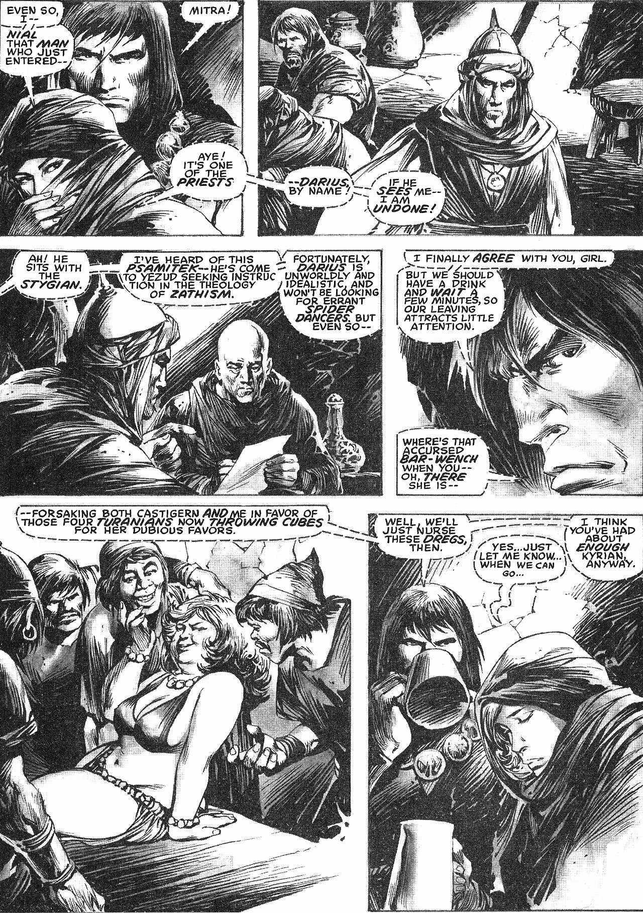 Read online The Savage Sword Of Conan comic -  Issue #208 - 37