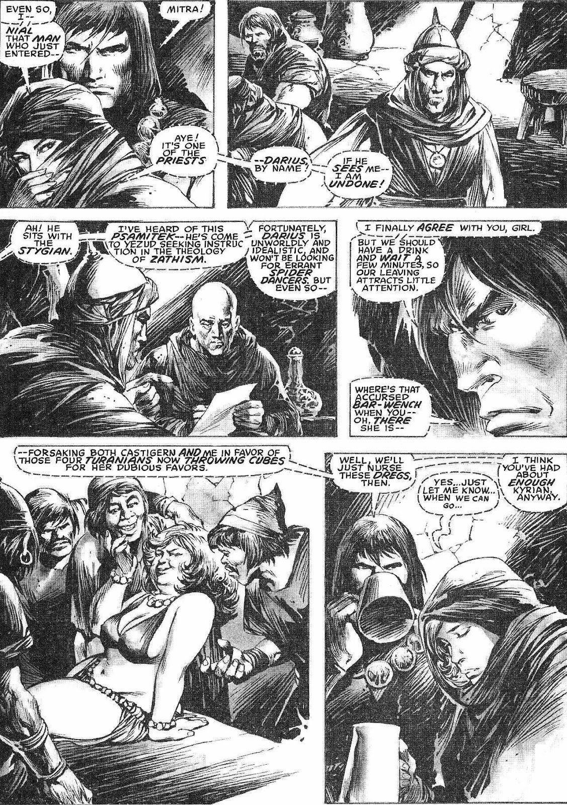 The Savage Sword Of Conan issue 208 - Page 37
