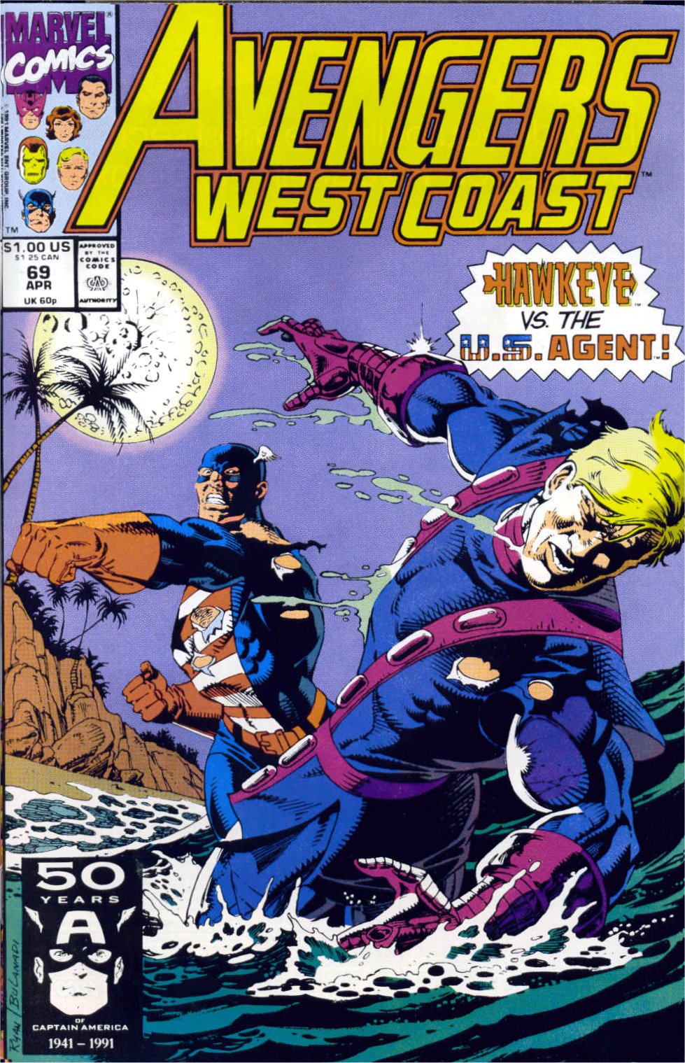 Avengers West Coast (1989) issue 69 - Page 1