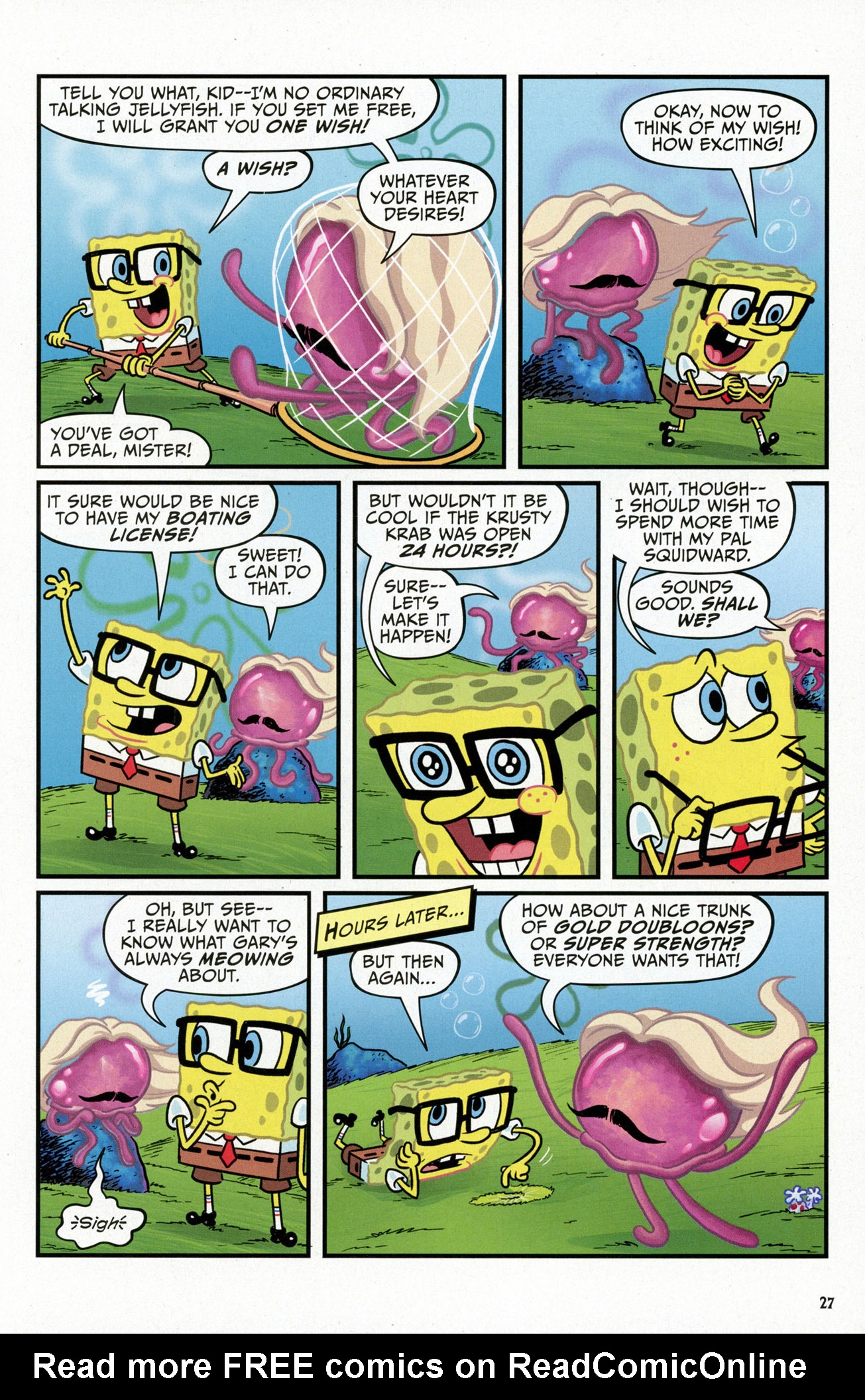 Read online SpongeBob Comics comic -  Issue #58 - 29