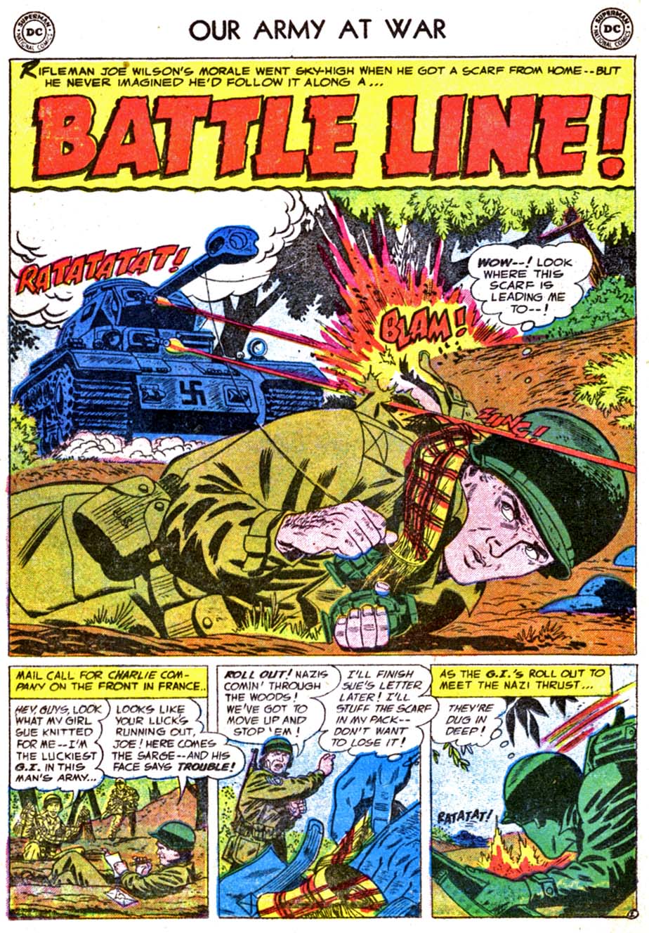 Read online Our Army at War (1952) comic -  Issue #42 - 12