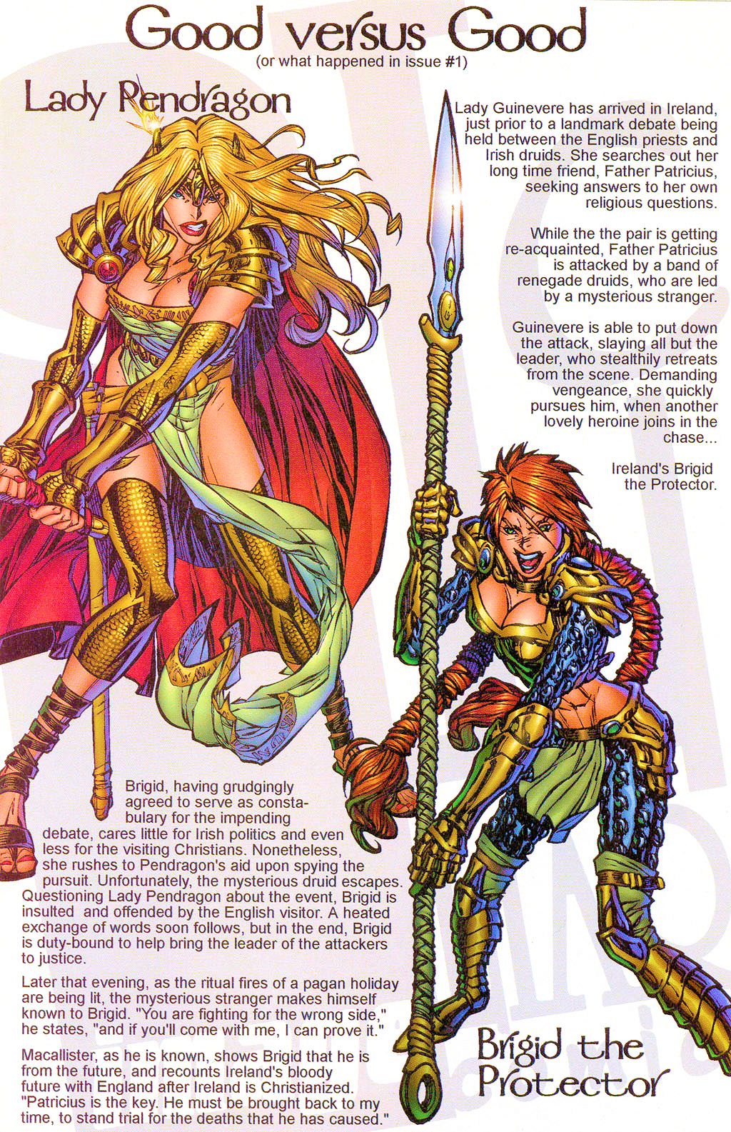 Read online Lady Pendragon / More Than Mortal comic -  Issue #1 - 5