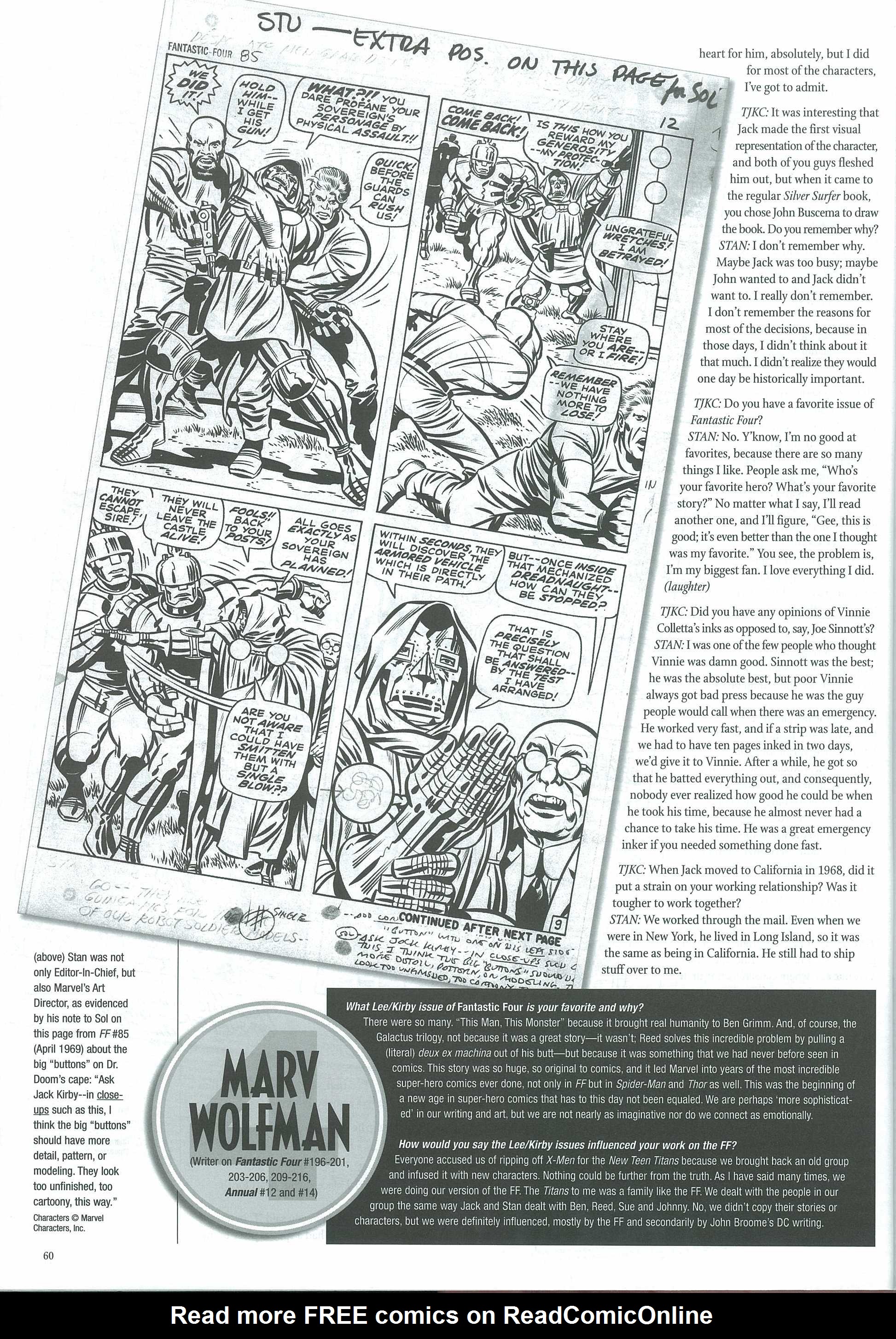 Read online The Jack Kirby Collector comic -  Issue #33 - 62